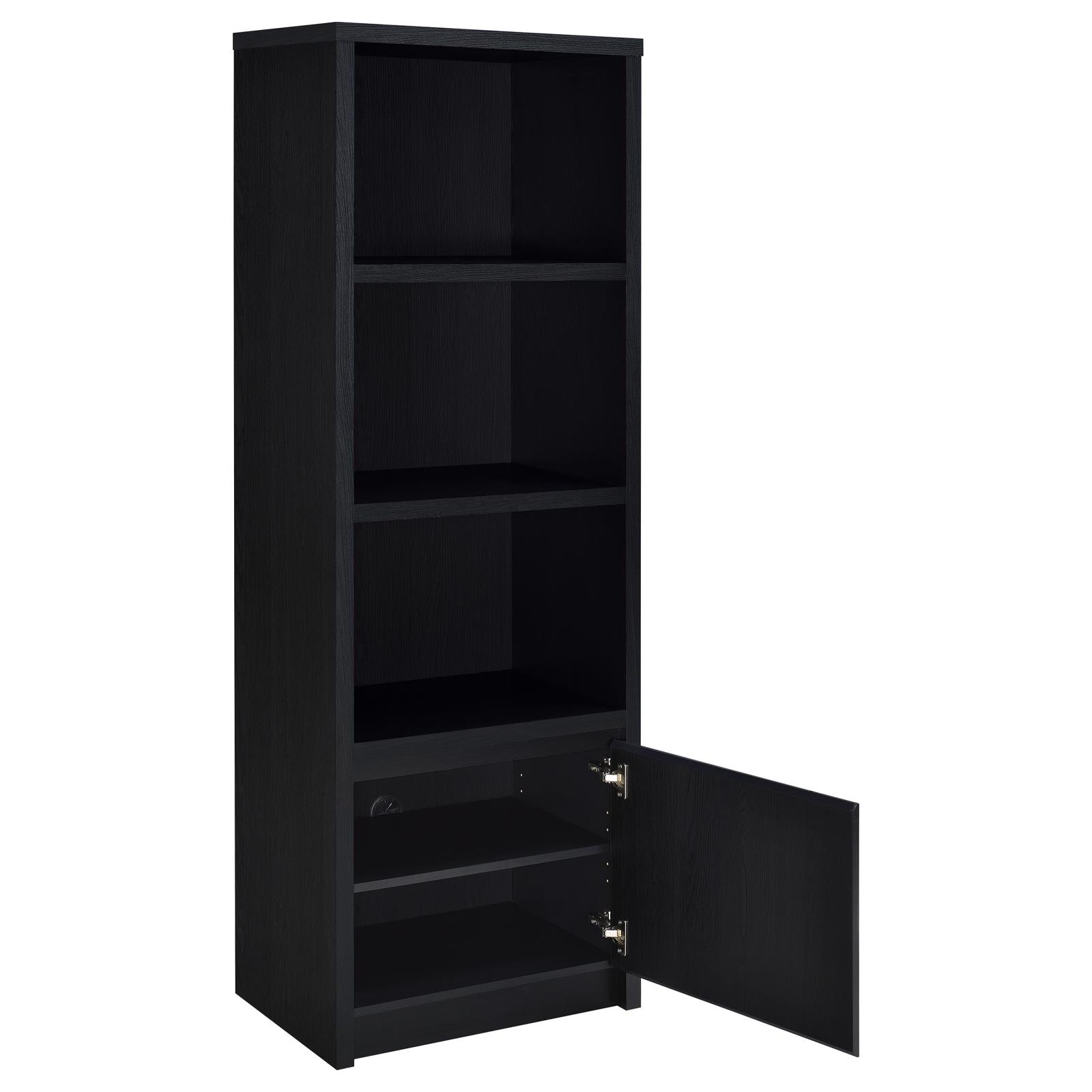 Winfield 3-piece Entertainment Center 60-inch TV Stand Black - Image 9