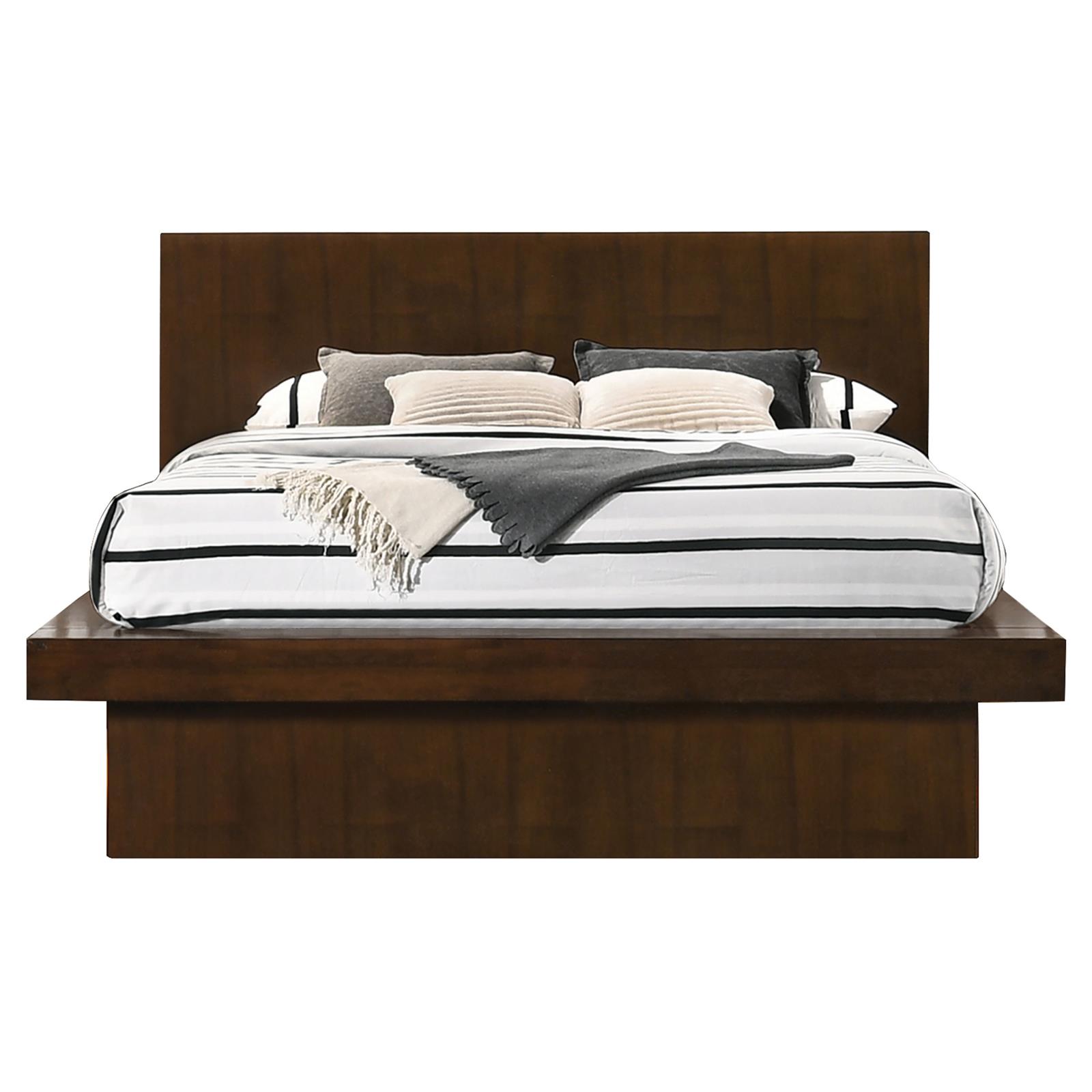 Jessica 6-piece Queen LED Bedroom Set Cappuccino - Image 3
