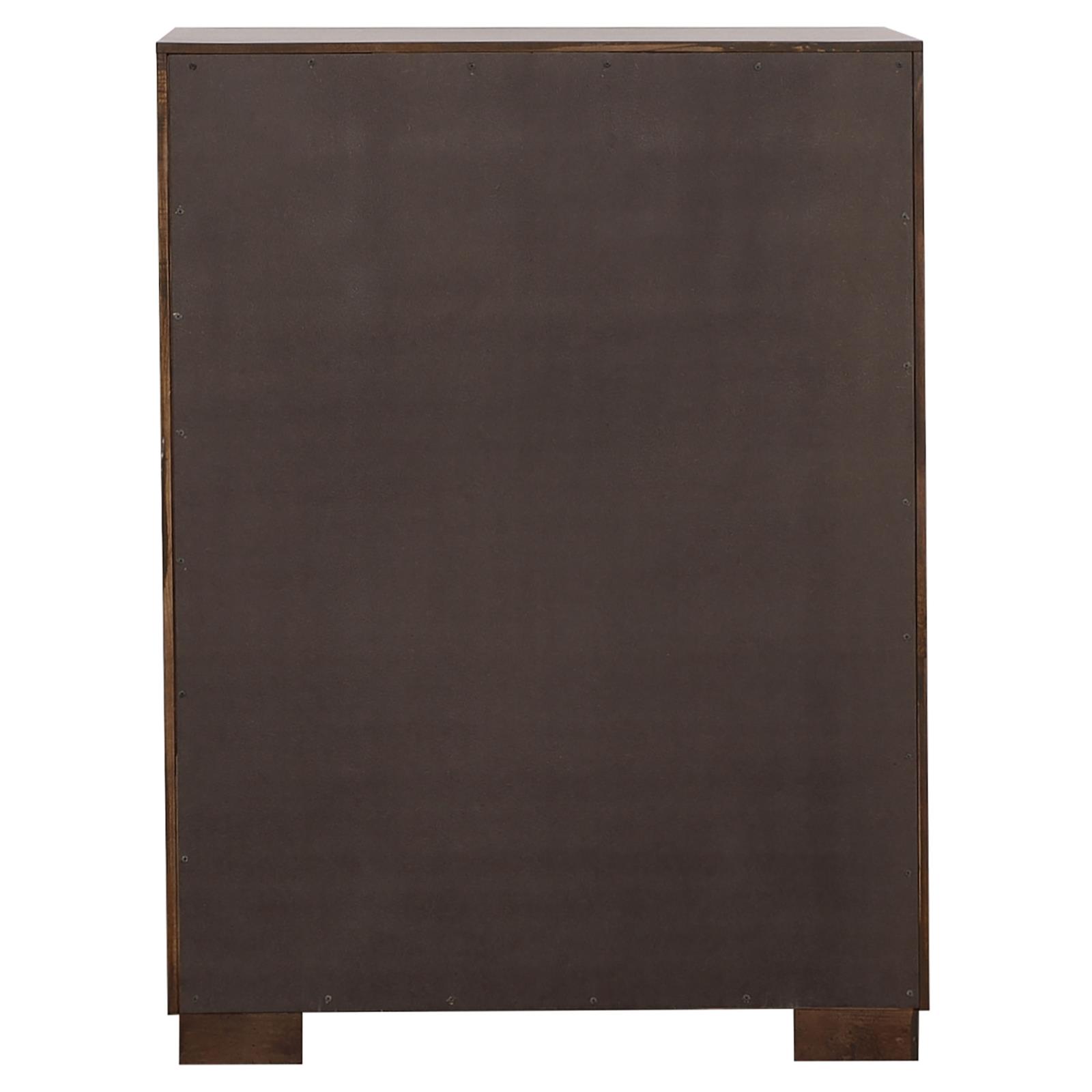 Jessica 6-piece Queen LED Bedroom Set Cappuccino - Image 12