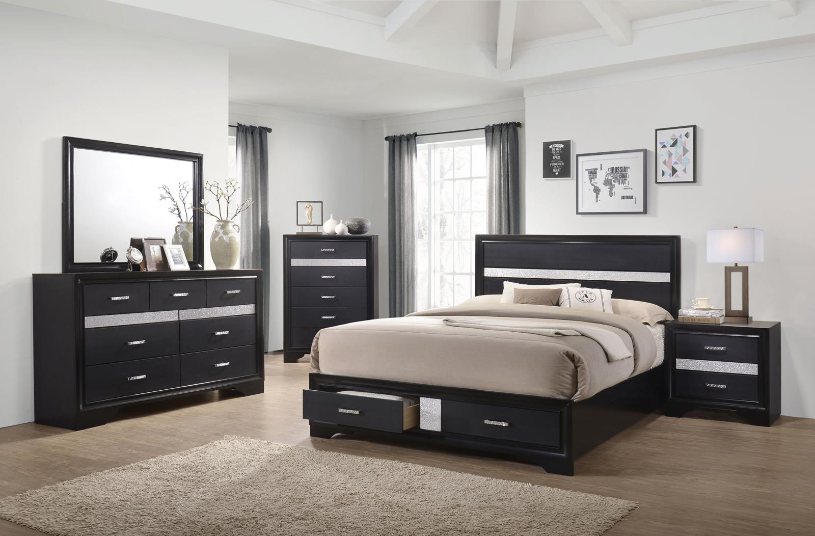 Miranda 51-inch Wood Eastern King Storage Panel Bed - Image 19