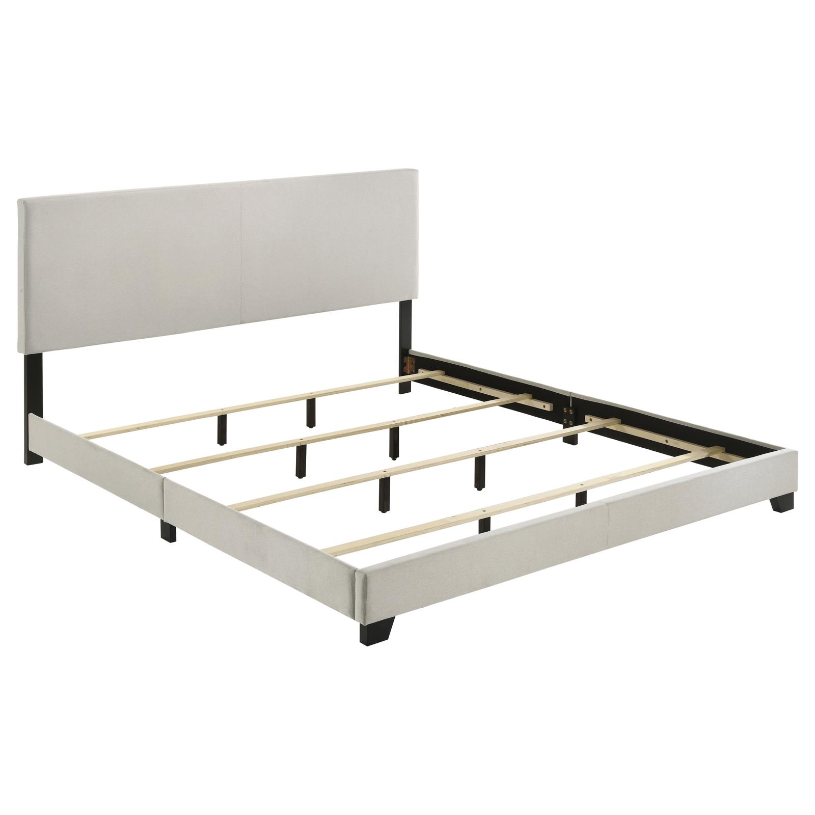 Dorian Fabric Upholstered California King Panel Bed - Image 11