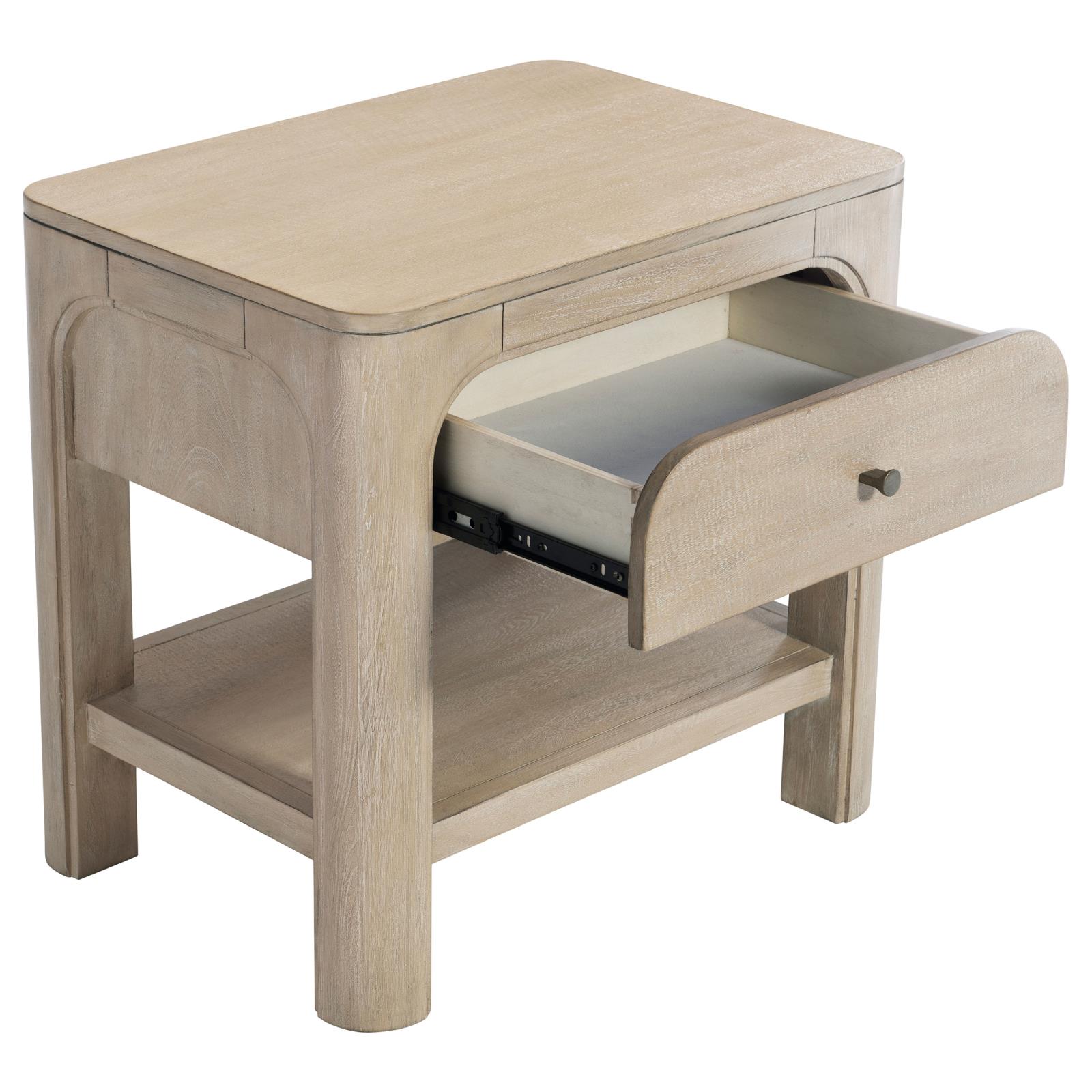 Solano 1-drawer Nightstand Bedside Table Weathered Mango - Image 10