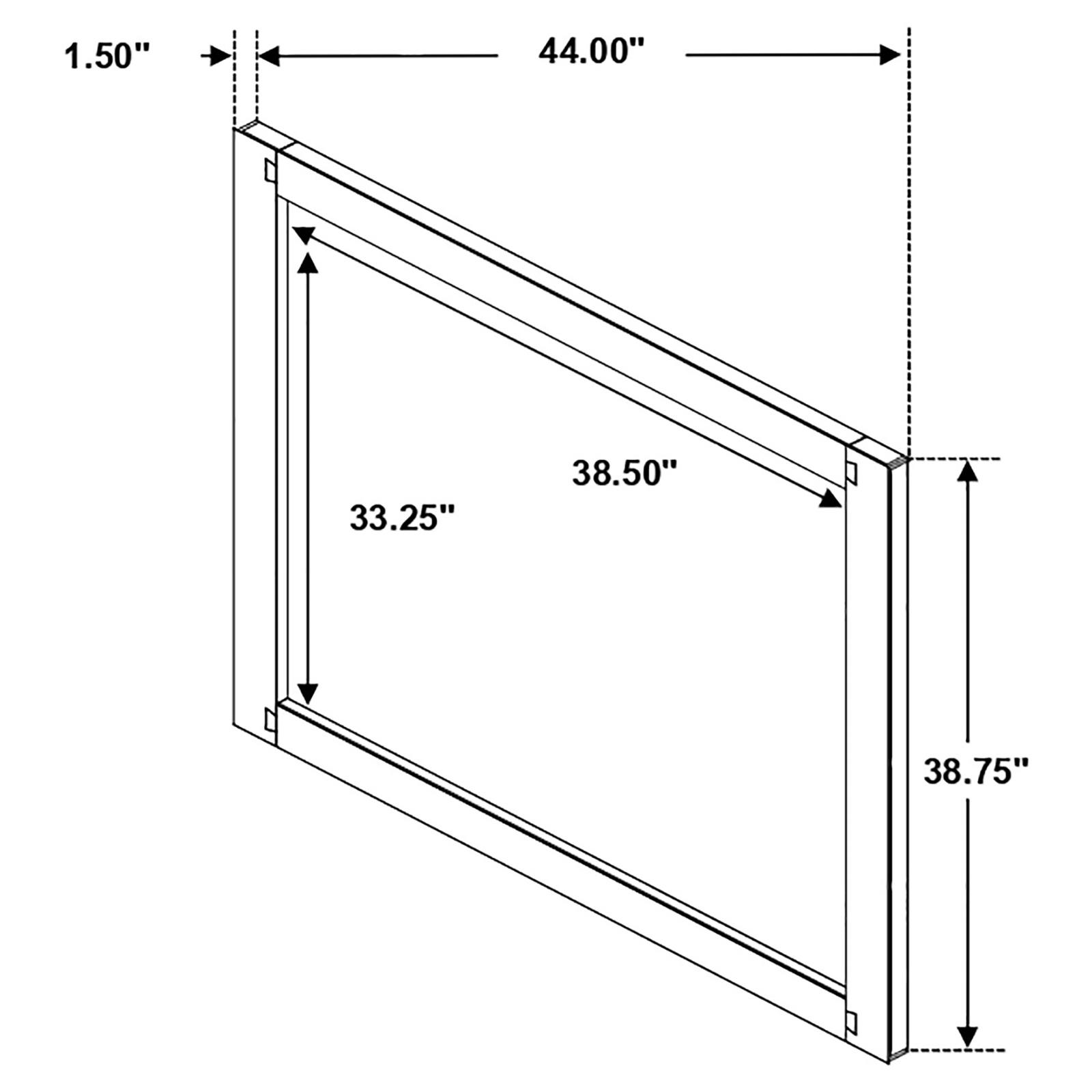 Winslow Dresser Mirror Smokey Walnut - Image 3