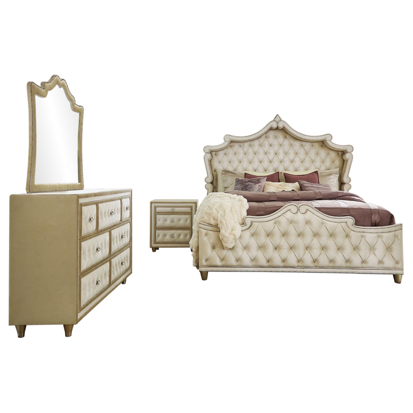 Antonella Bedroom Set Ivory - Image 2