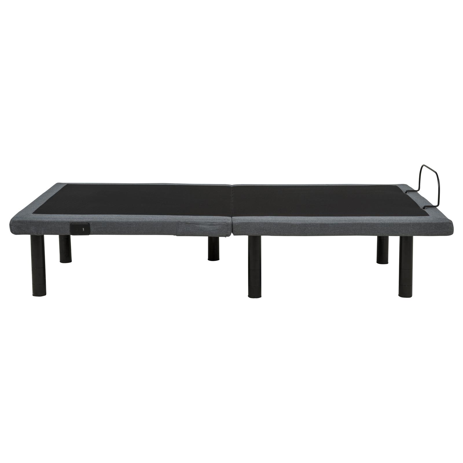 Weston Twin Dual-Motor Massage Adjustable Bed Base in Black and Grey - Image 6