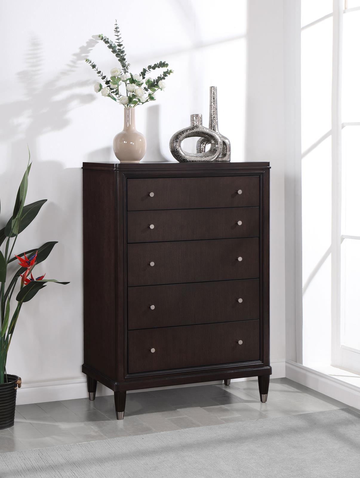Emberlyn 5-drawer Bedroom Chest Brown - Image 2