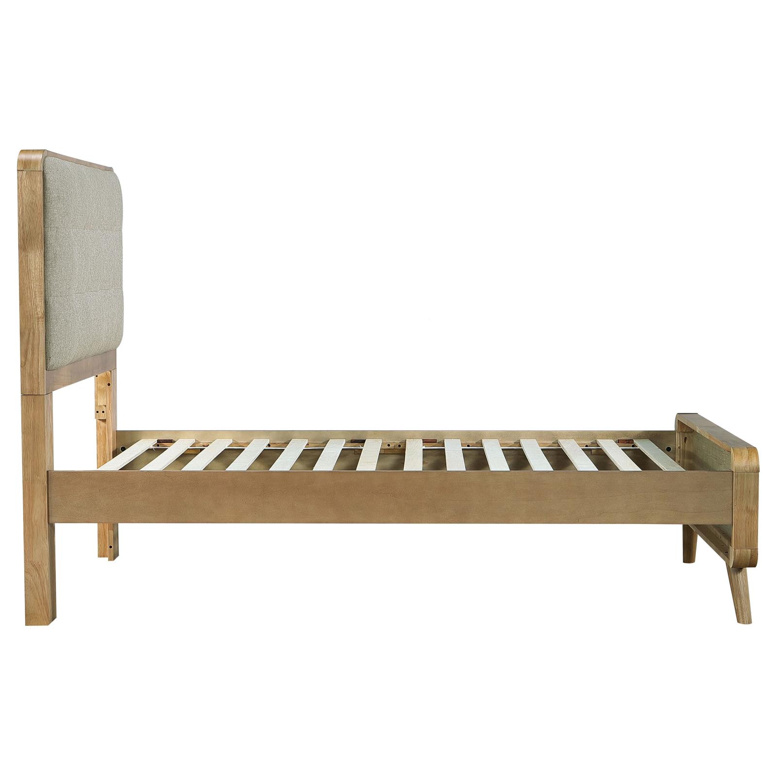 Robyn Wood Twin Platform Bed Light Ash - Image 6