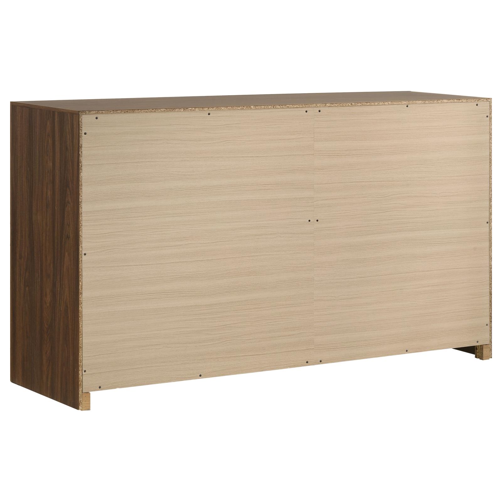Etienne 6-drawer Bedroom Dresser Walnut - Image 6