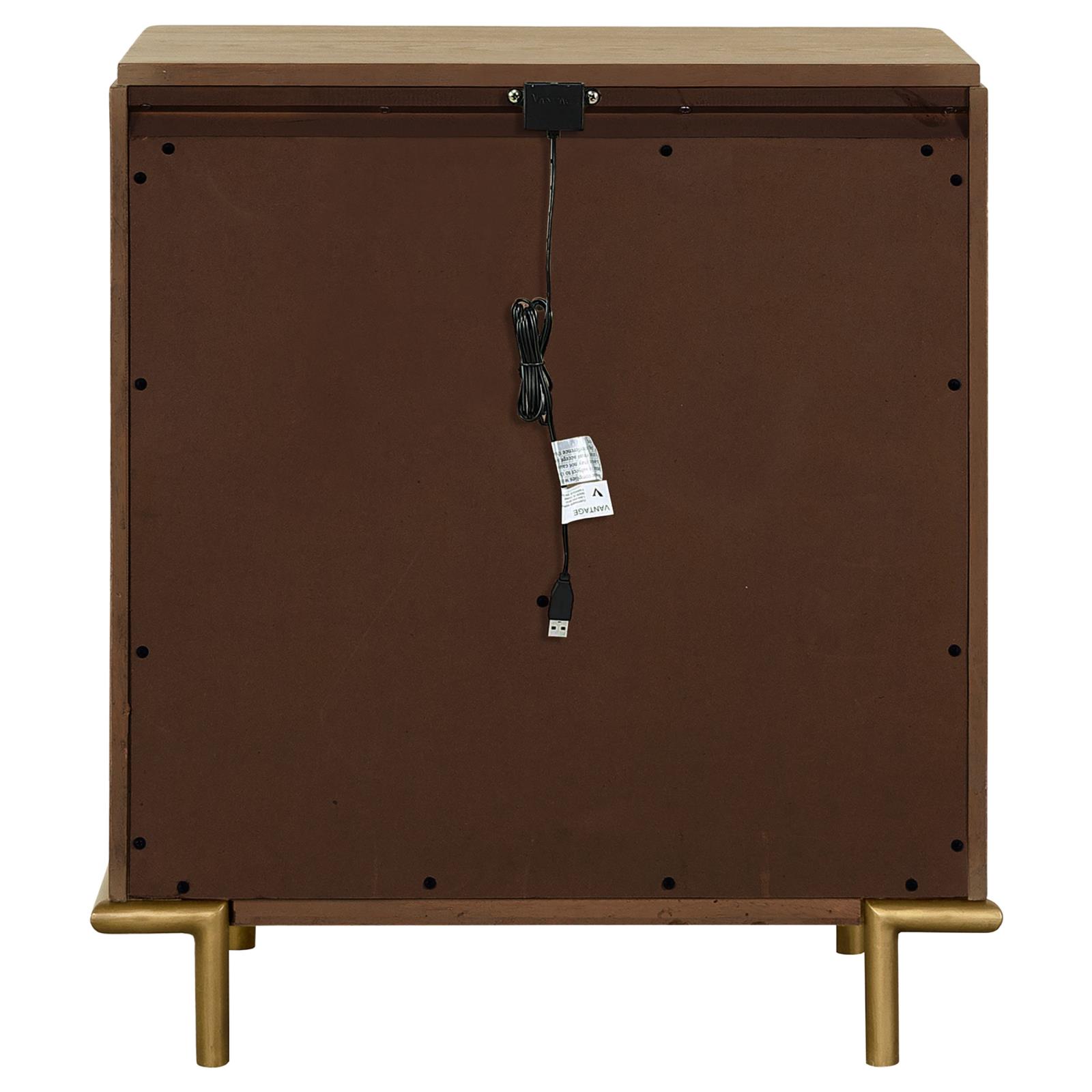 Arini 3-drawer Nightstand Sand Wash - Image 7