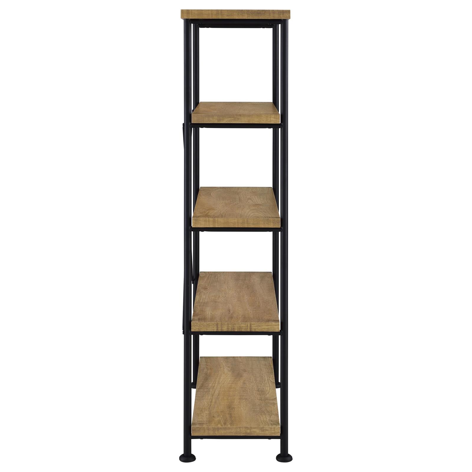 Analiese 63-inch 4-shelf Bookshelf Mango - Image 8