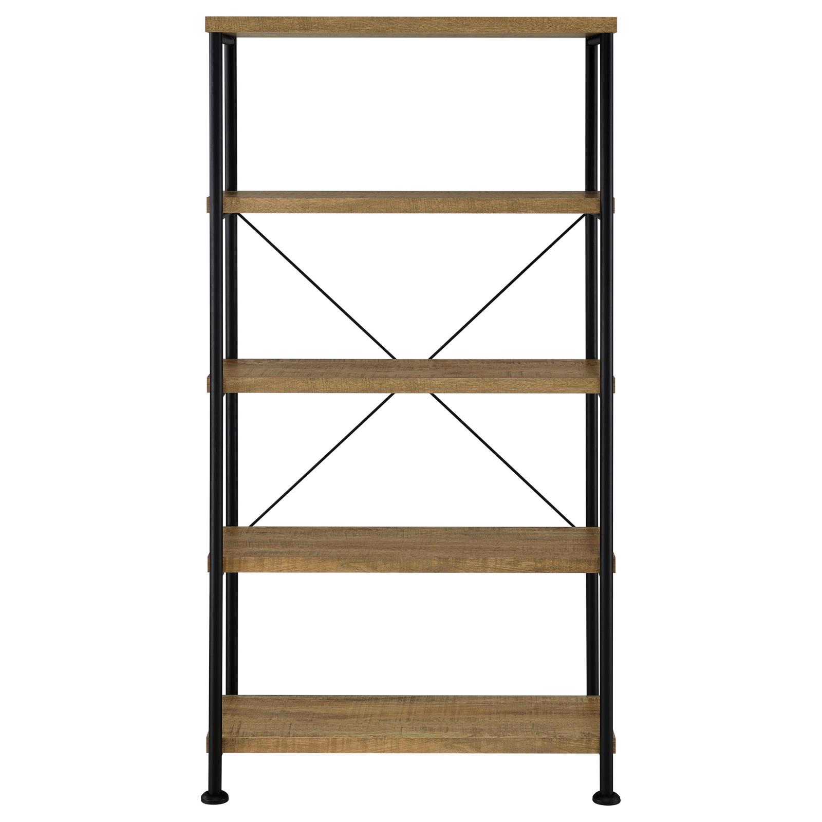 Analiese 63-inch 4-shelf Bookshelf Mango - Image 3
