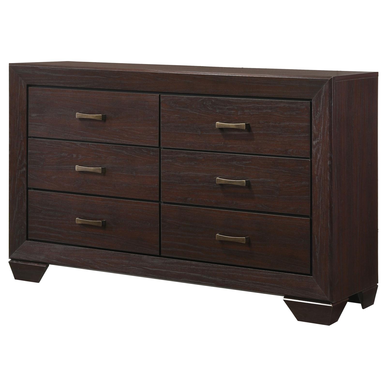 Kauffman 6-drawer Dresser Dark Cocoa - Image 4