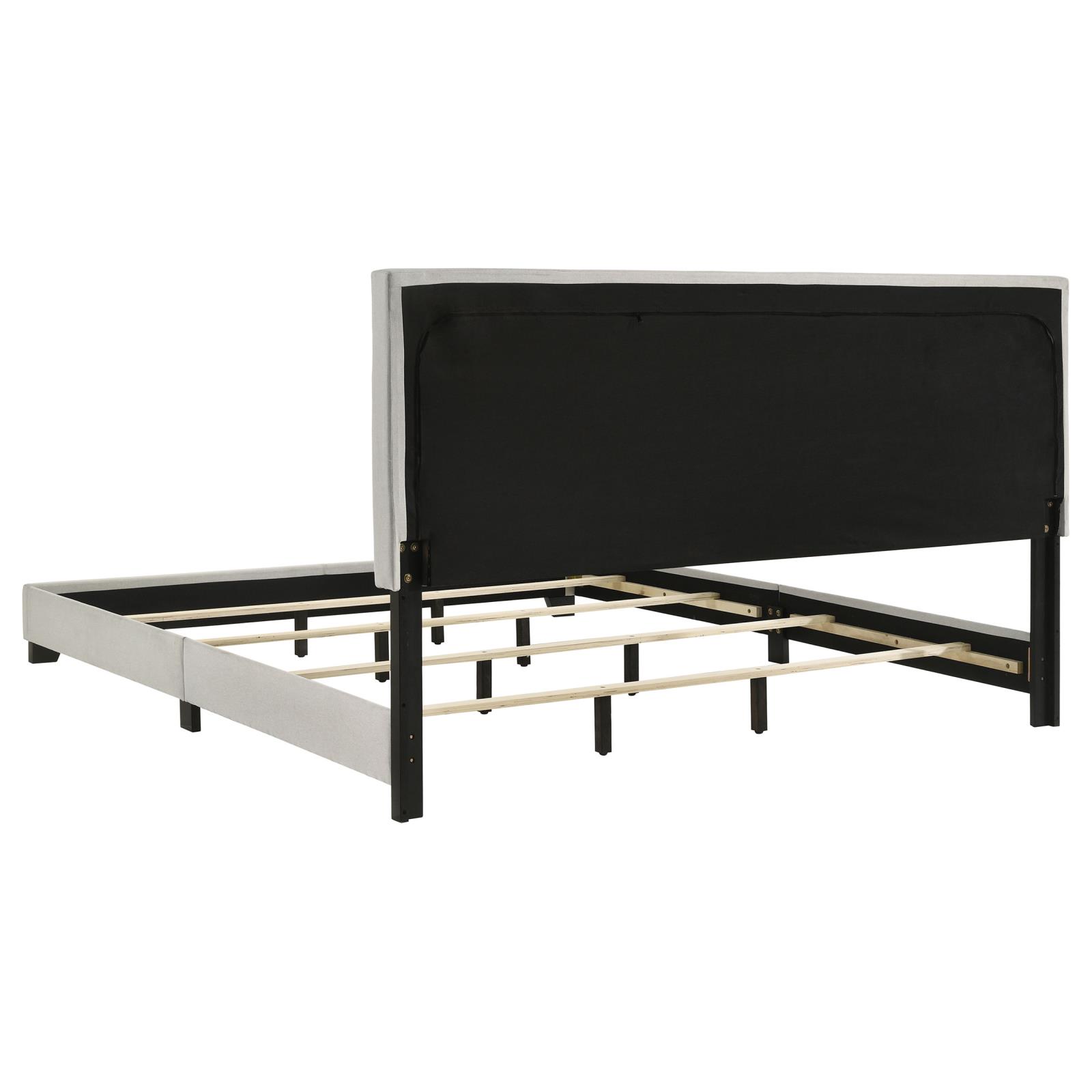 Dorian Fabric Upholstered Eastern King Panel Bed - Image 13