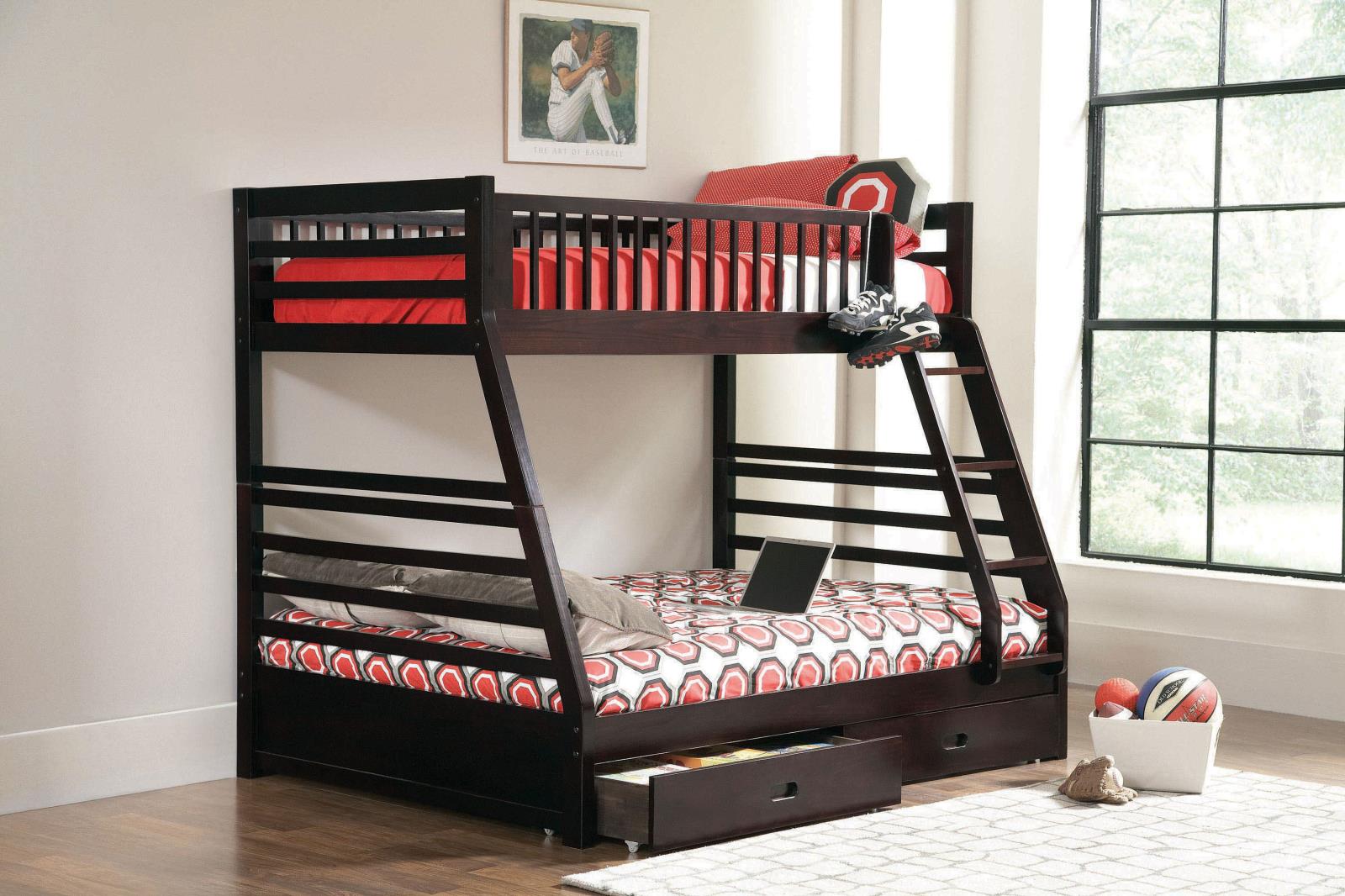 Ashton 2-drawer Wood Twin Over Full Bunk Bed - Image 18