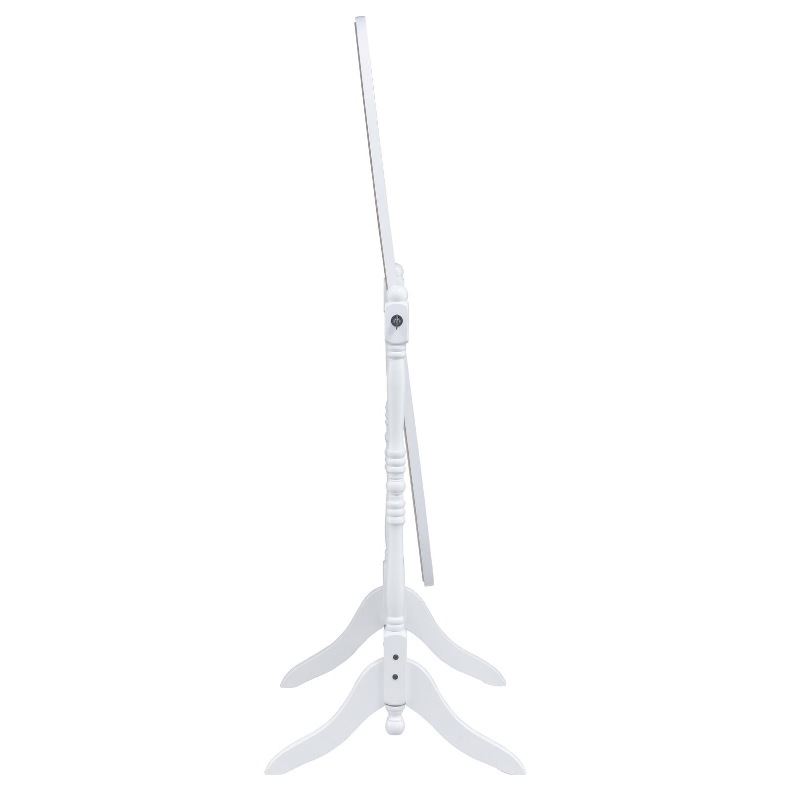 Foyet Wood Adjustable Full Length Cheval Mirror White - Image 6