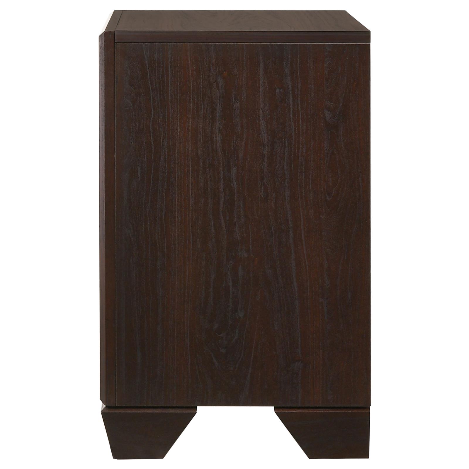Kauffman 2-drawer Nightstand Dark Cocoa - Image 5