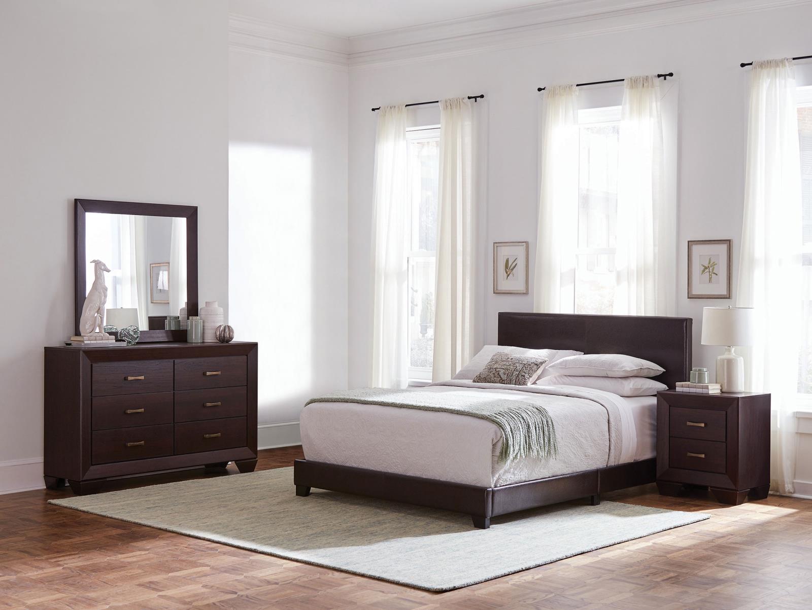 Dorian Bedroom Set Dark Cocoa - Image 2