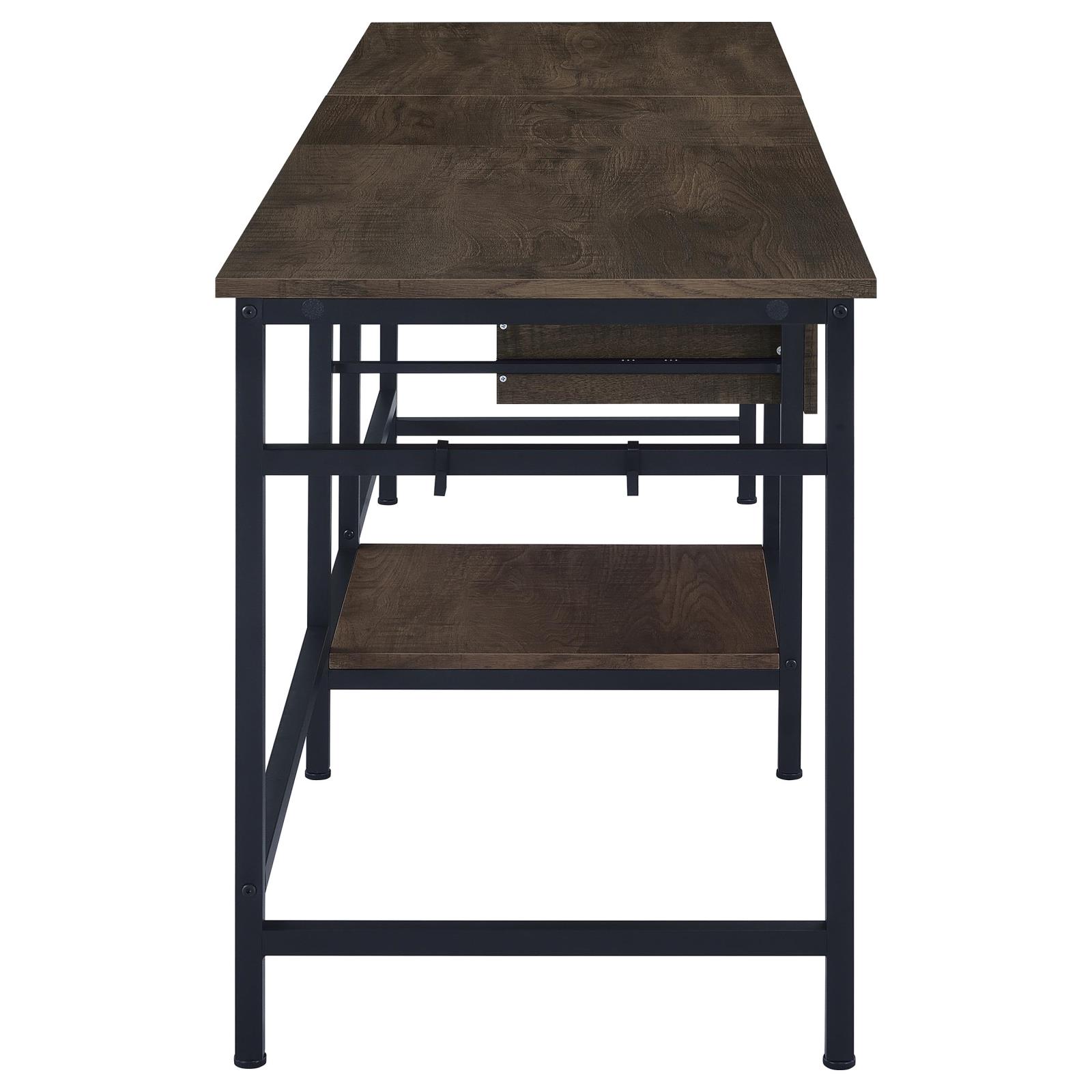 Bowers Writing Desk in Dark Rustic Mango - Image 10