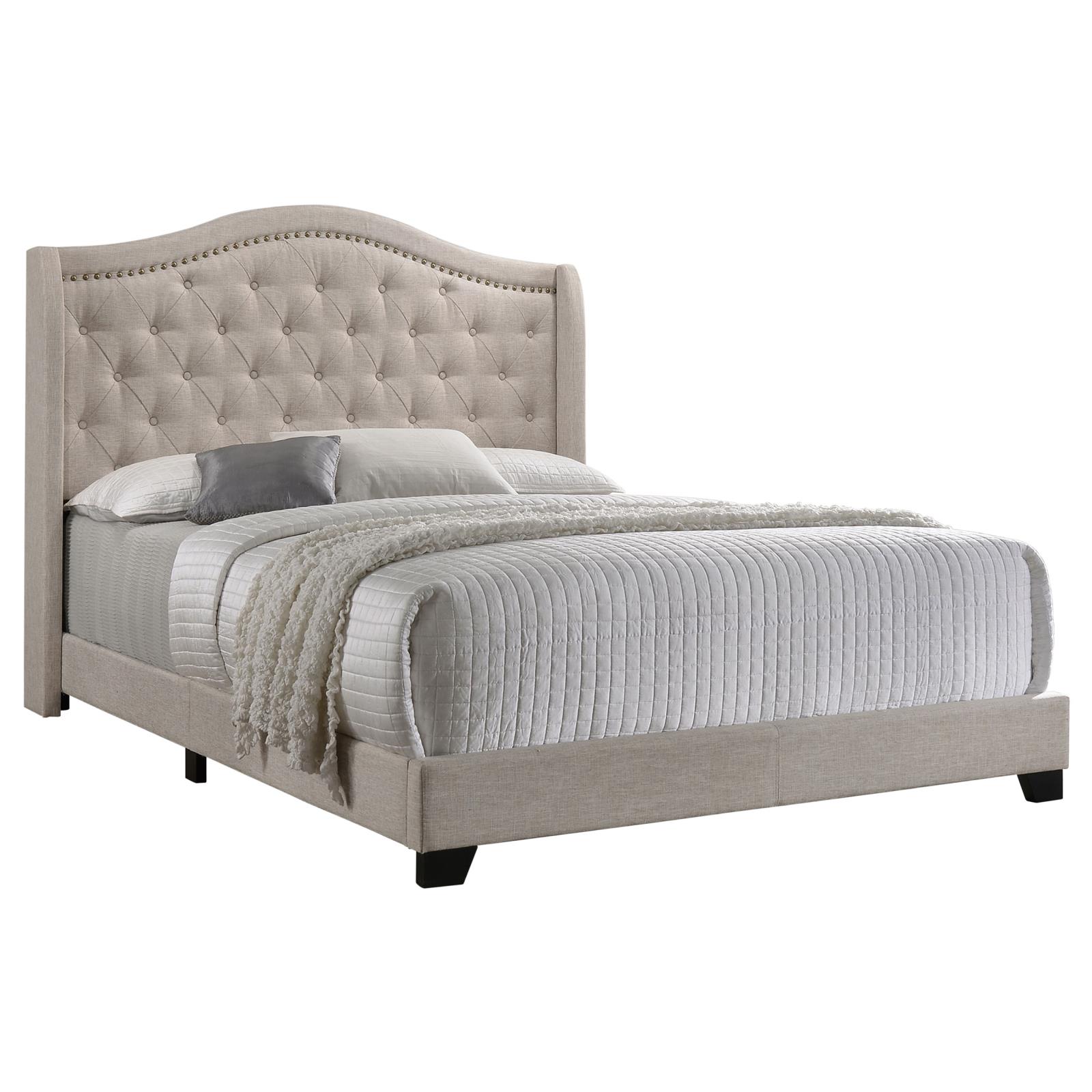 Sonoma Upholstered Eastern King Wingback Bed - Image 9