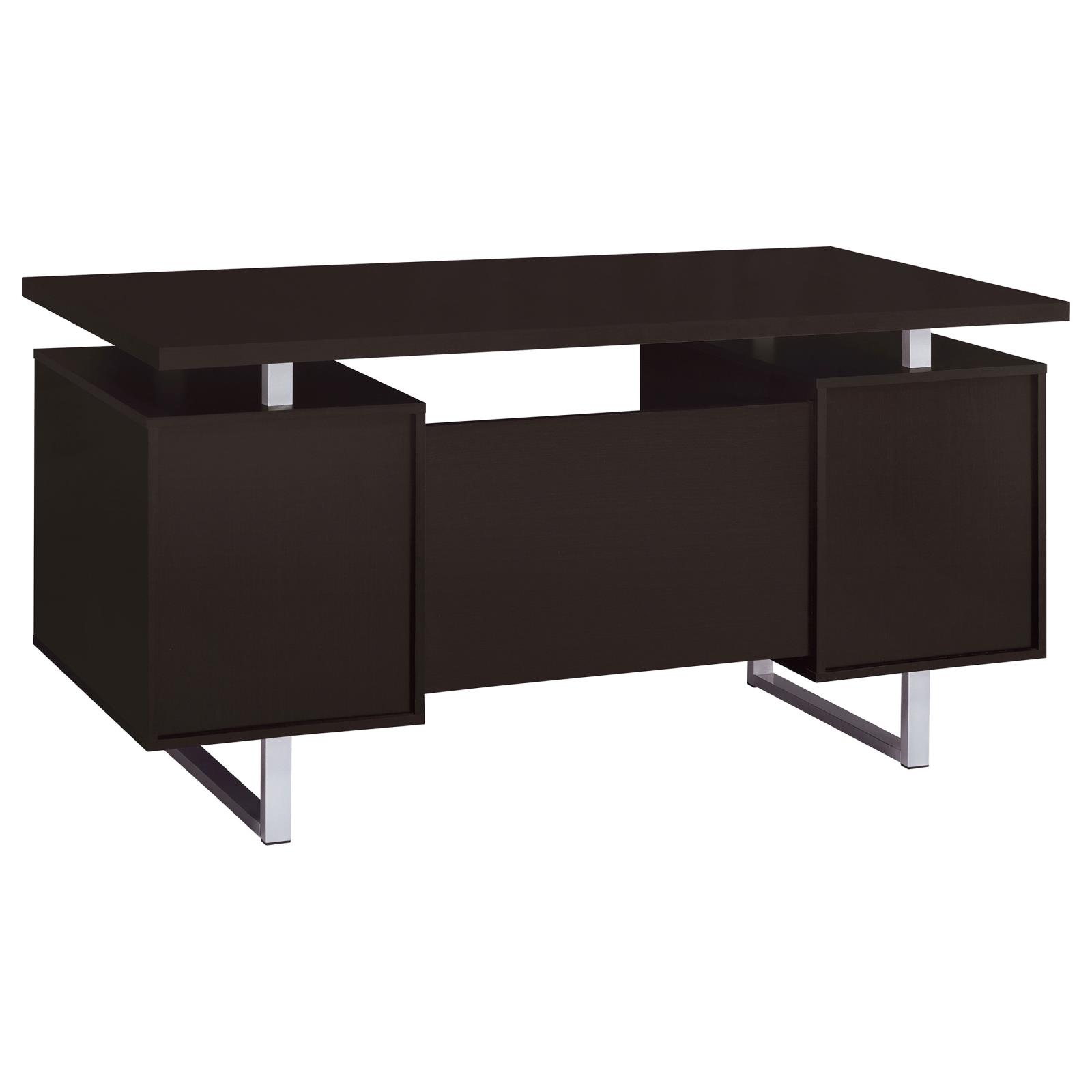 Lawtey 60-inch 2-drawer Office Computer Desk Cappuccino - Image 7