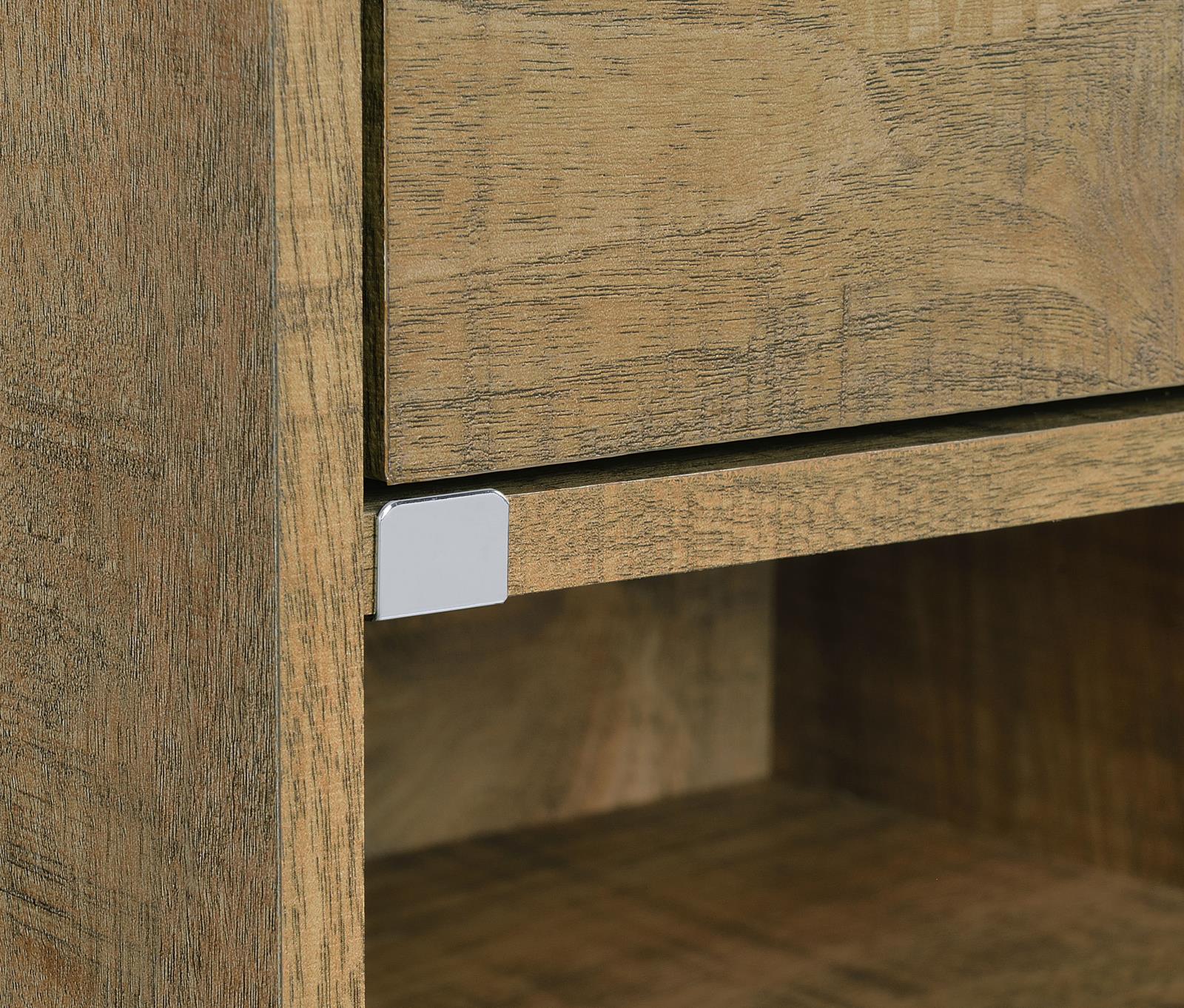 Fabre 1-drawer Extendable Top Nightstand Bedside Table Mango - Image 9