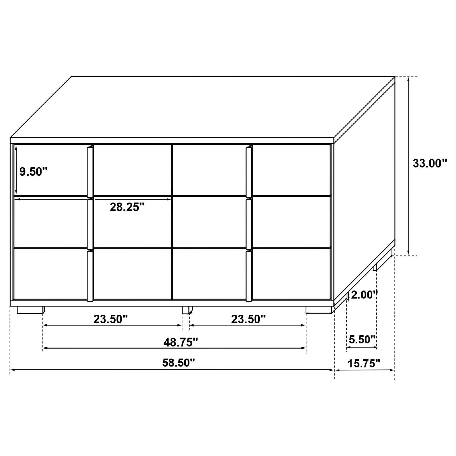 Marceline 6-drawer Dresser - Image 13
