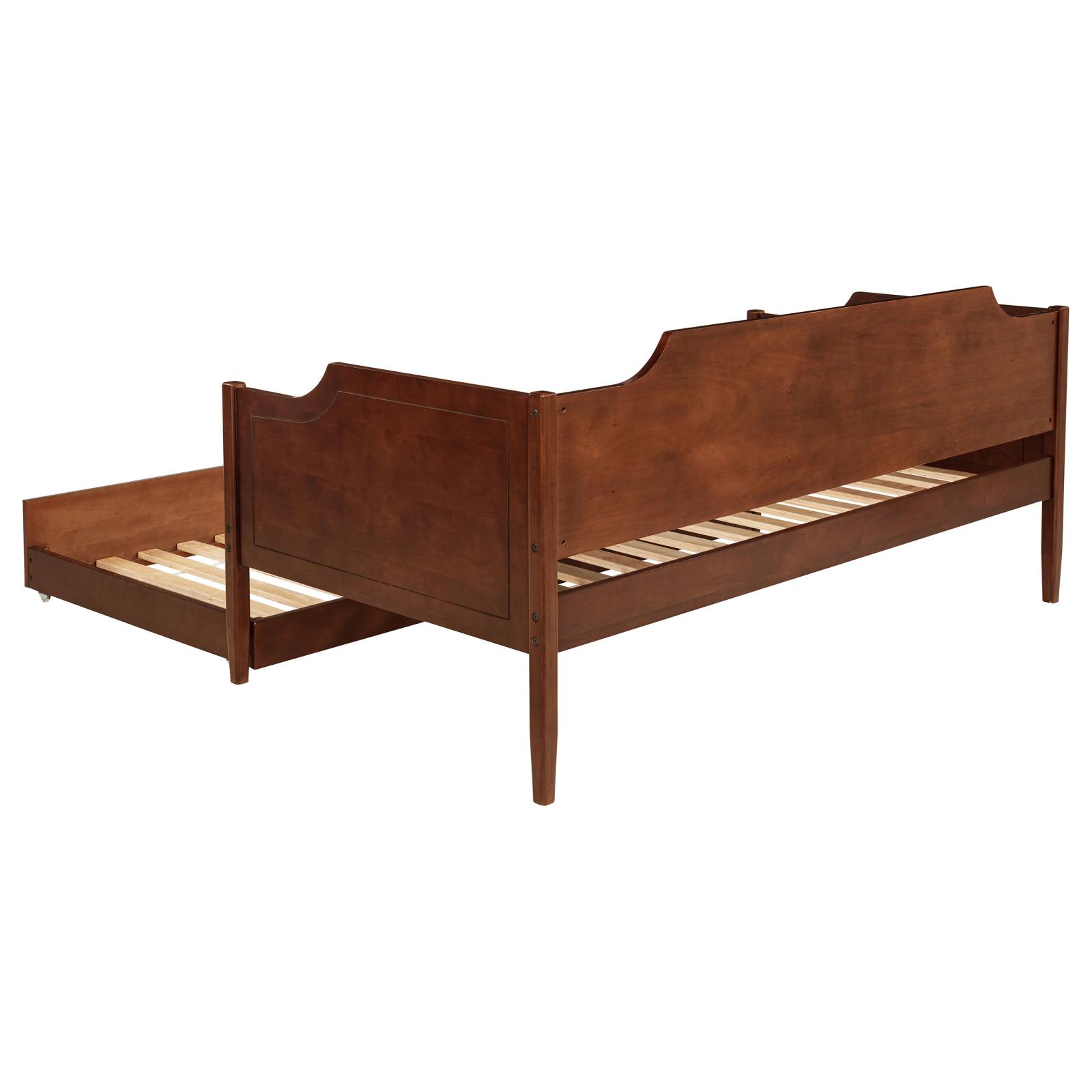 Redding Wood Twin Daybed With Trundle Cherry - Image 9