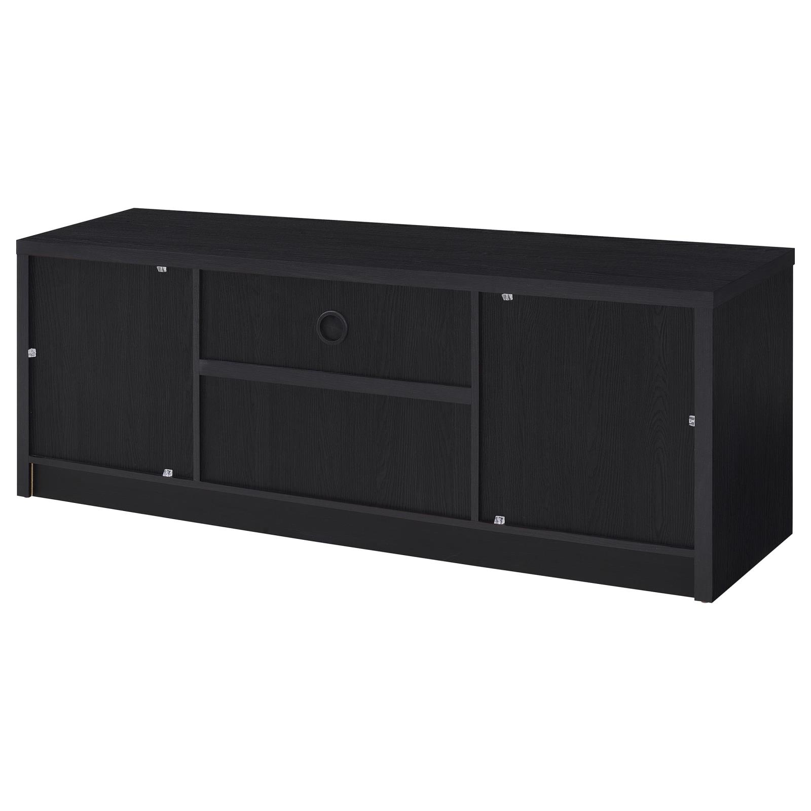 Winfield 60-inch 2-door TV Stand Media Console Black - Image 8