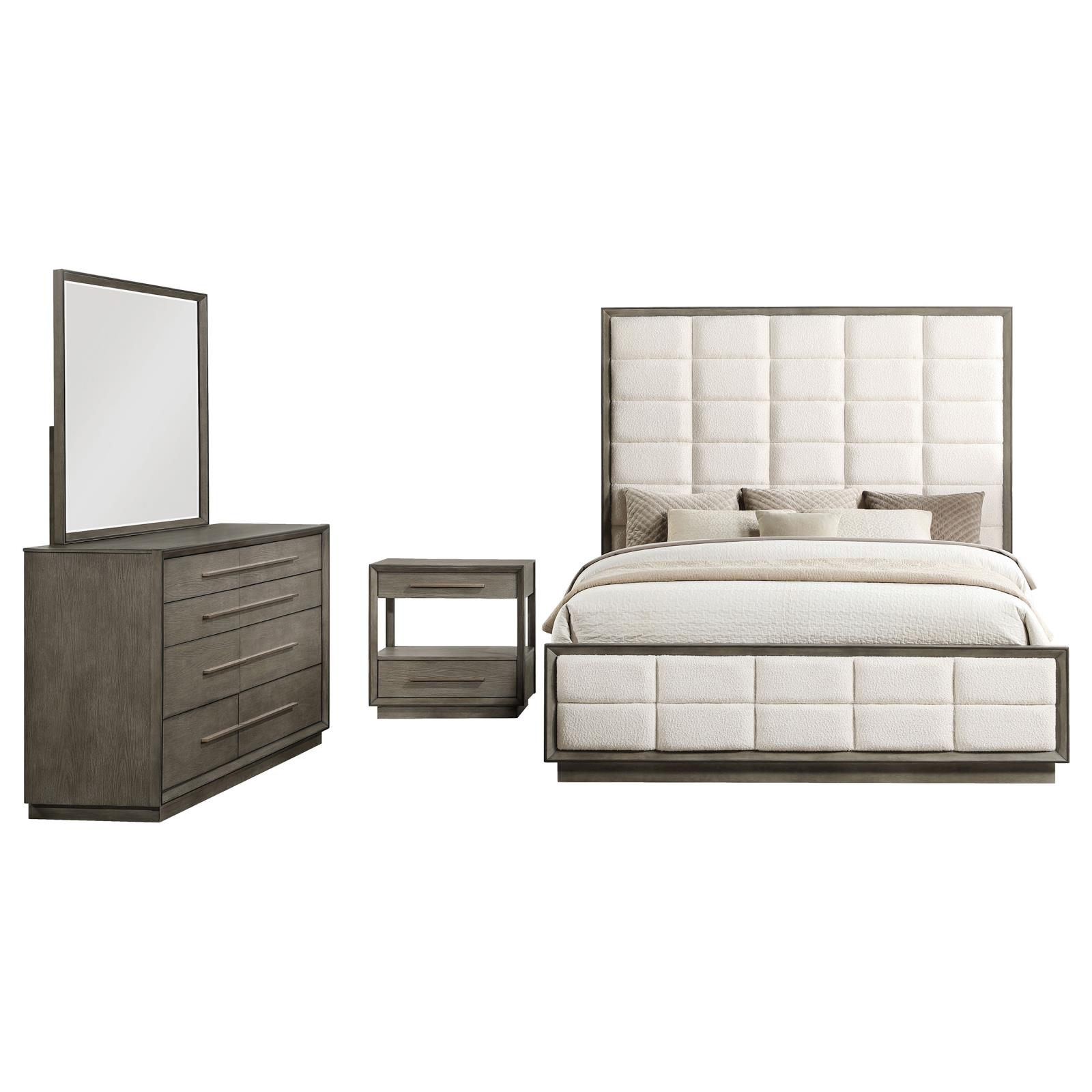 Durango Bedroom Set Taupe Oak - Image 2