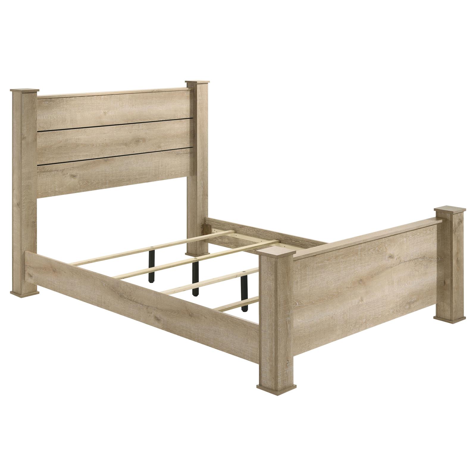Oakglen Bedroom Set Weathered Oak - Image 3