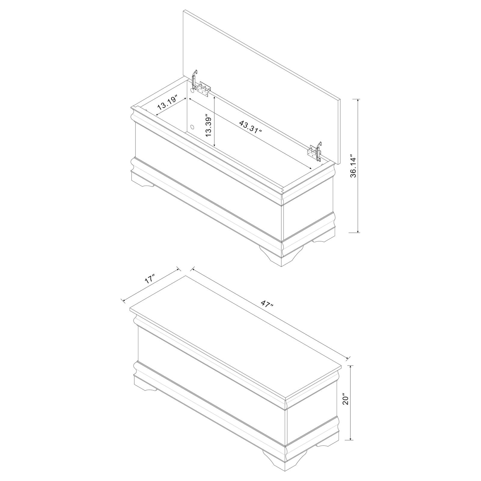 Pablo Cedar Chest Warm Brown - Image 13