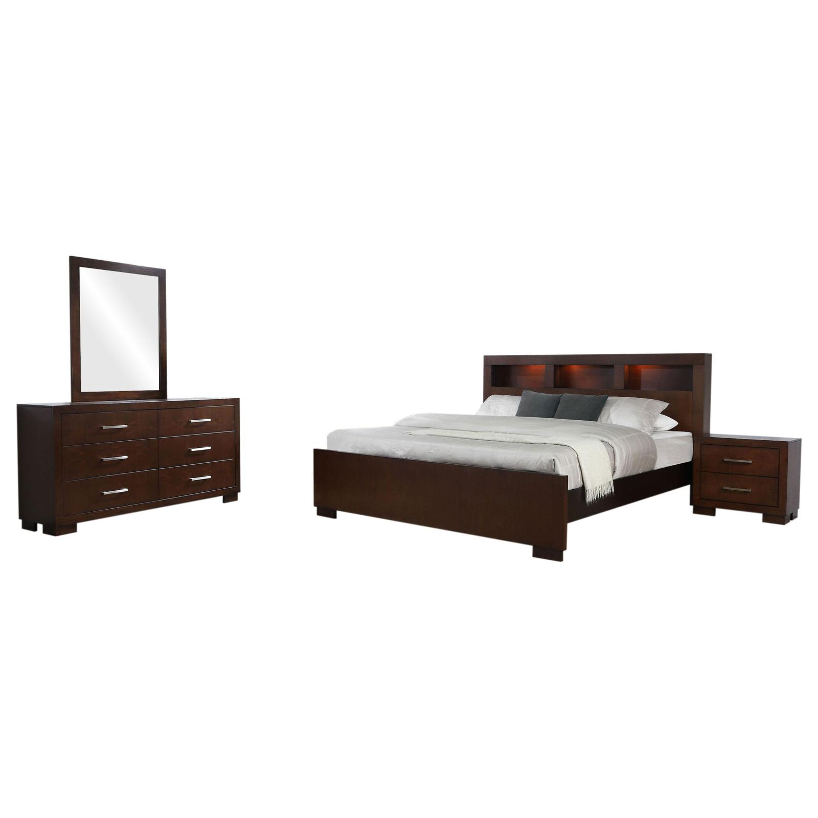 Jessica Bedroom Set Cappuccino - Image 2