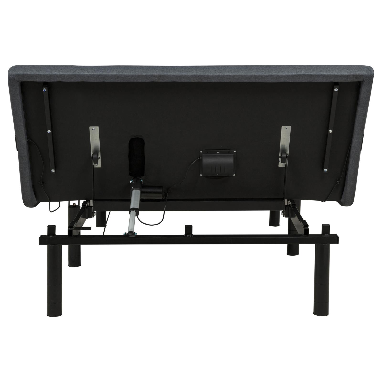 Weston Queen Dual-Motor Massage Adjustable Bed Base in Black and Grey - Image 9