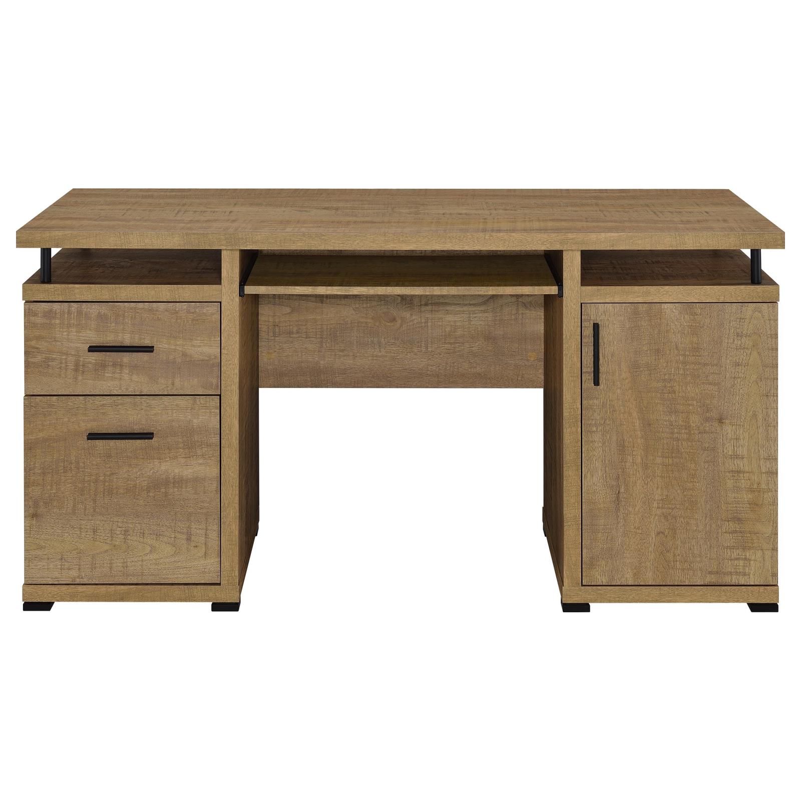 Tracy 55-inch 2-drawer Office Computer Desk Mango - Image 4