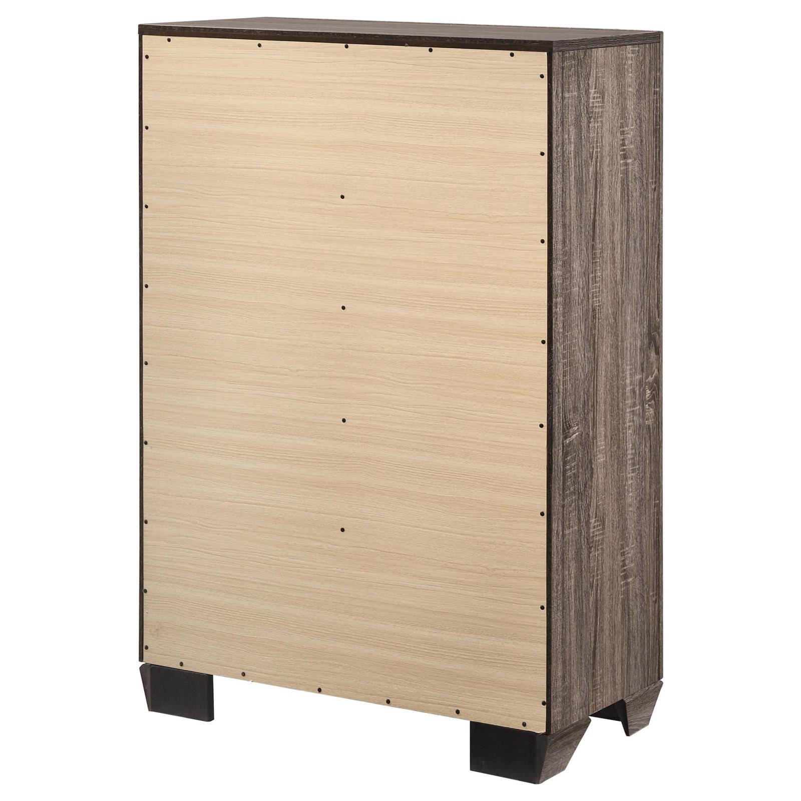 Kauffman 5-drawer Bedroom Chest Washed Taupe - Image 8