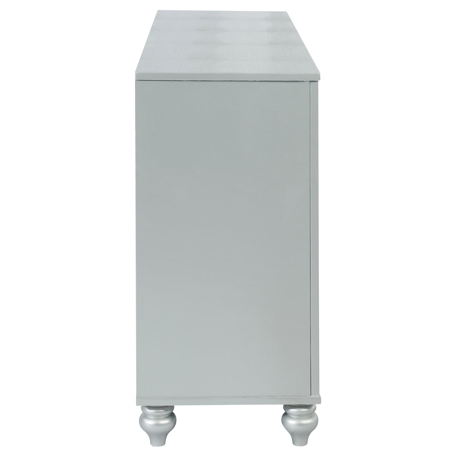 Gunnison 6-drawer Dresser Silver Metallic - Image 5