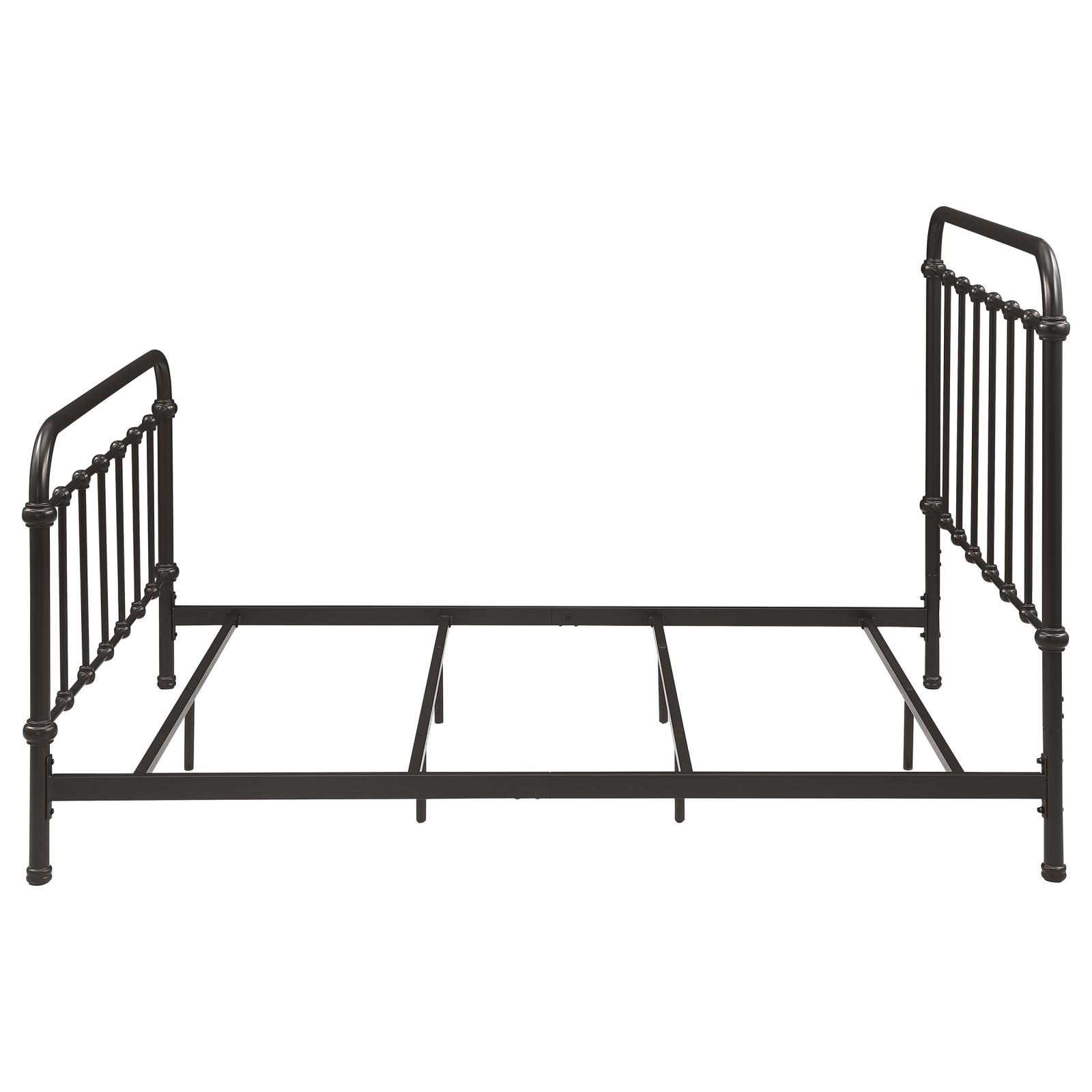 Livingston Metal Full Open Frame Bed Dark Bronze - Image 5
