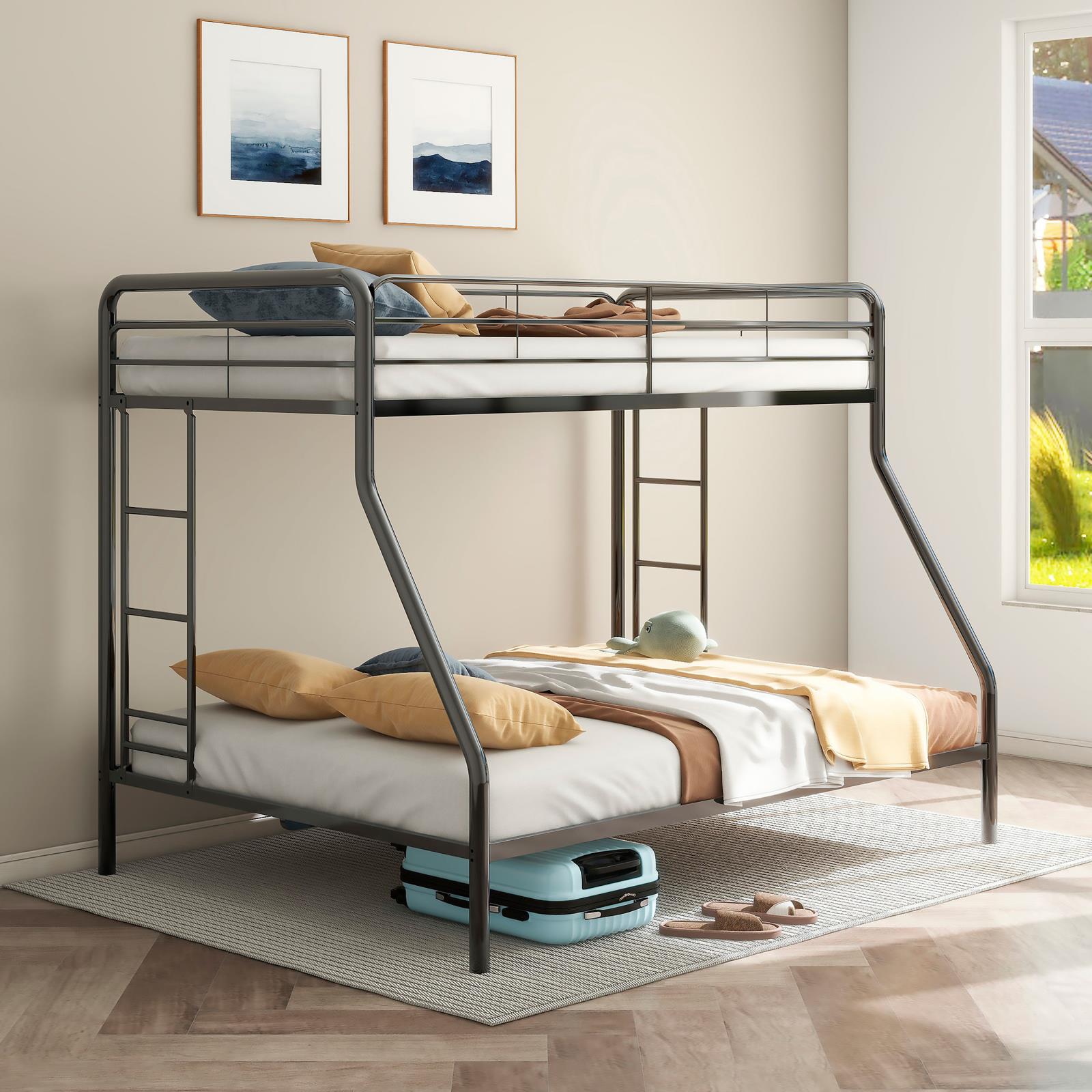 Carson Metal Twin Over Full Bunk Bed Glossy - Image 2