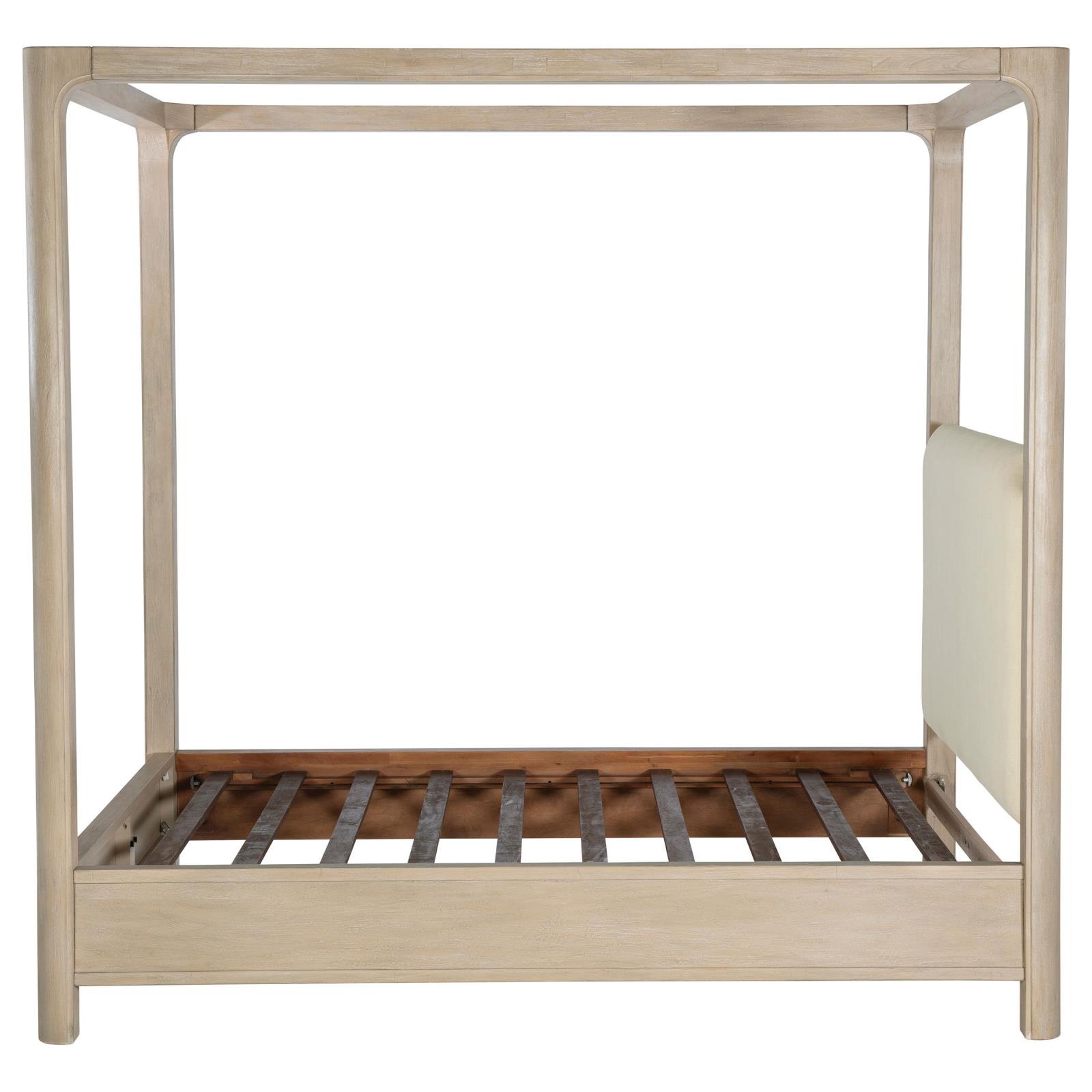 Solano 85-inch California King Canopy Bed Weathered Mango - Image 5