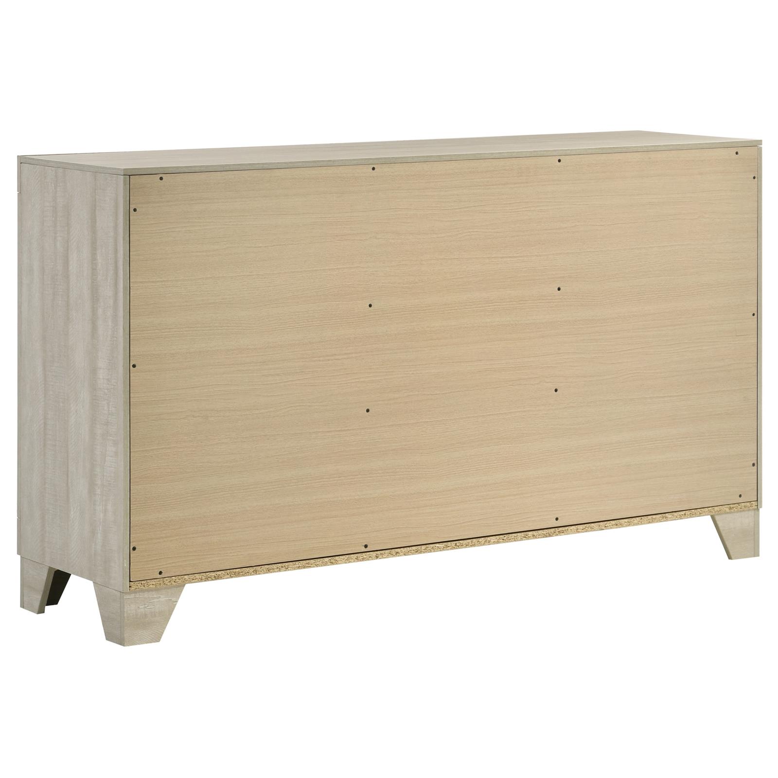 Trenton 6-drawer Bedroom Dresser Rustic Cream - Image 6