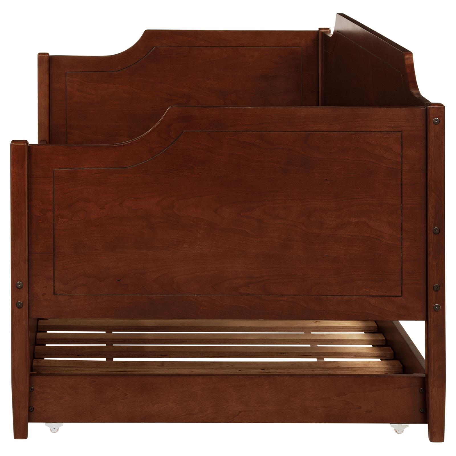 Redding Wood Twin Daybed With Trundle Cherry - Image 7
