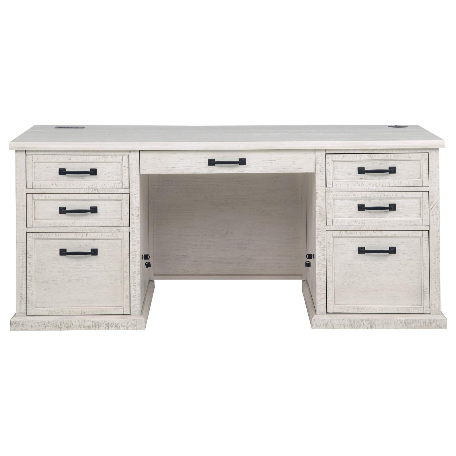 Altidore 68-inch 7-drawer Executive Home Office Desk - Image 21