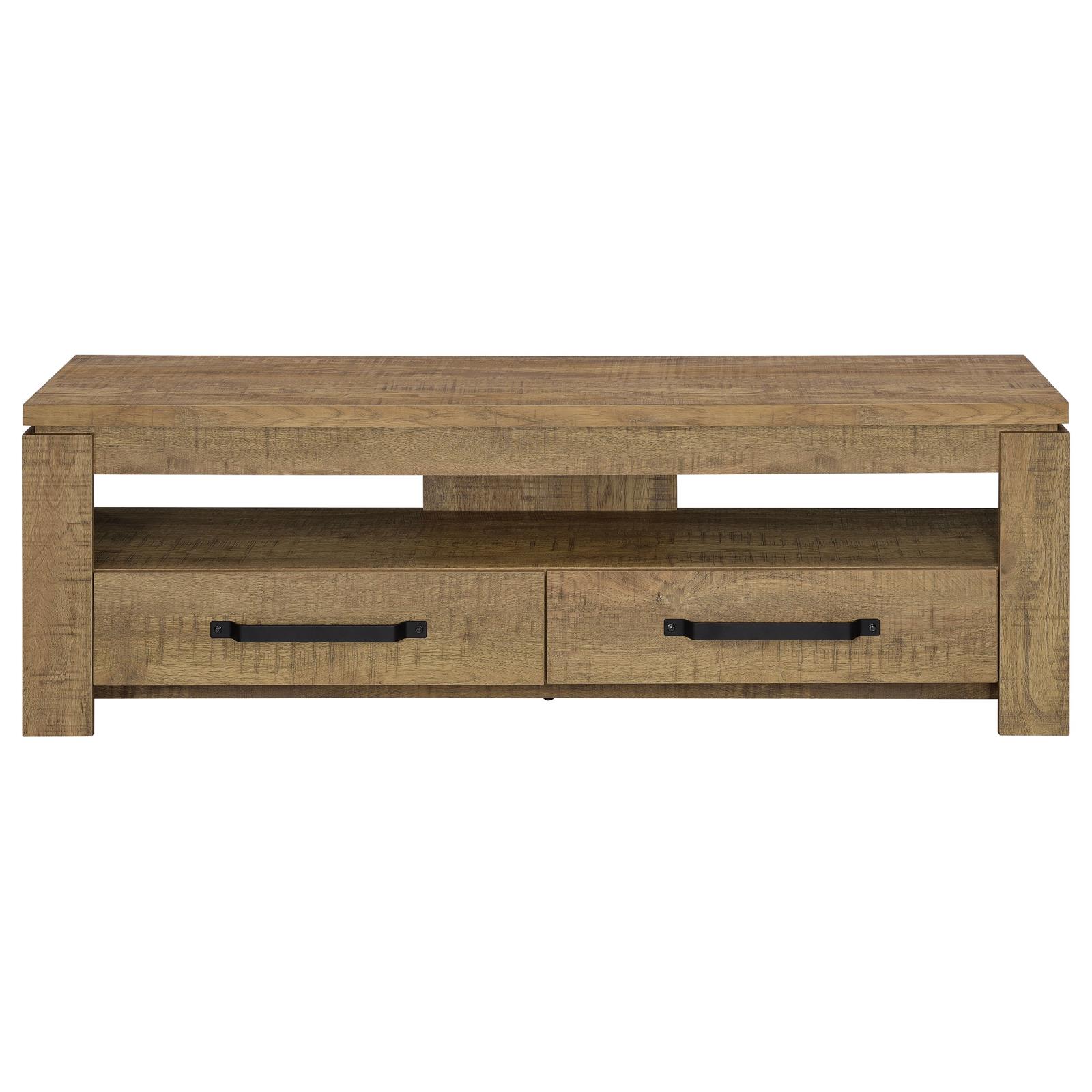 Elkton 2-drawer Engineered Wood 59-inch TV Stand Mango - Image 4