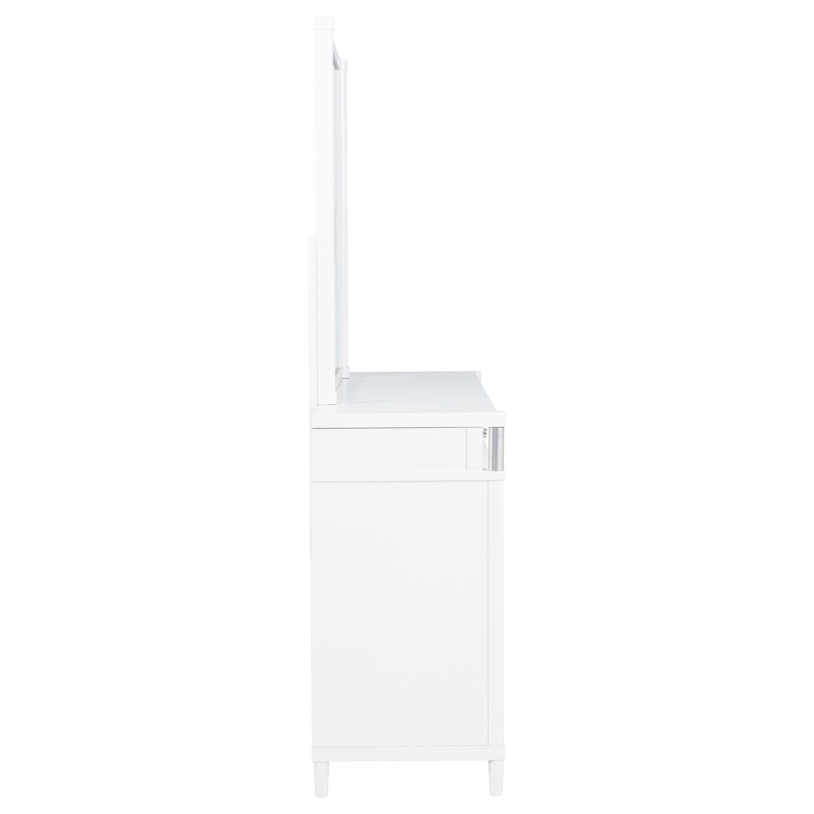Gracemont 8-drawer Bedroom Dresser with Mirror White - Image 9