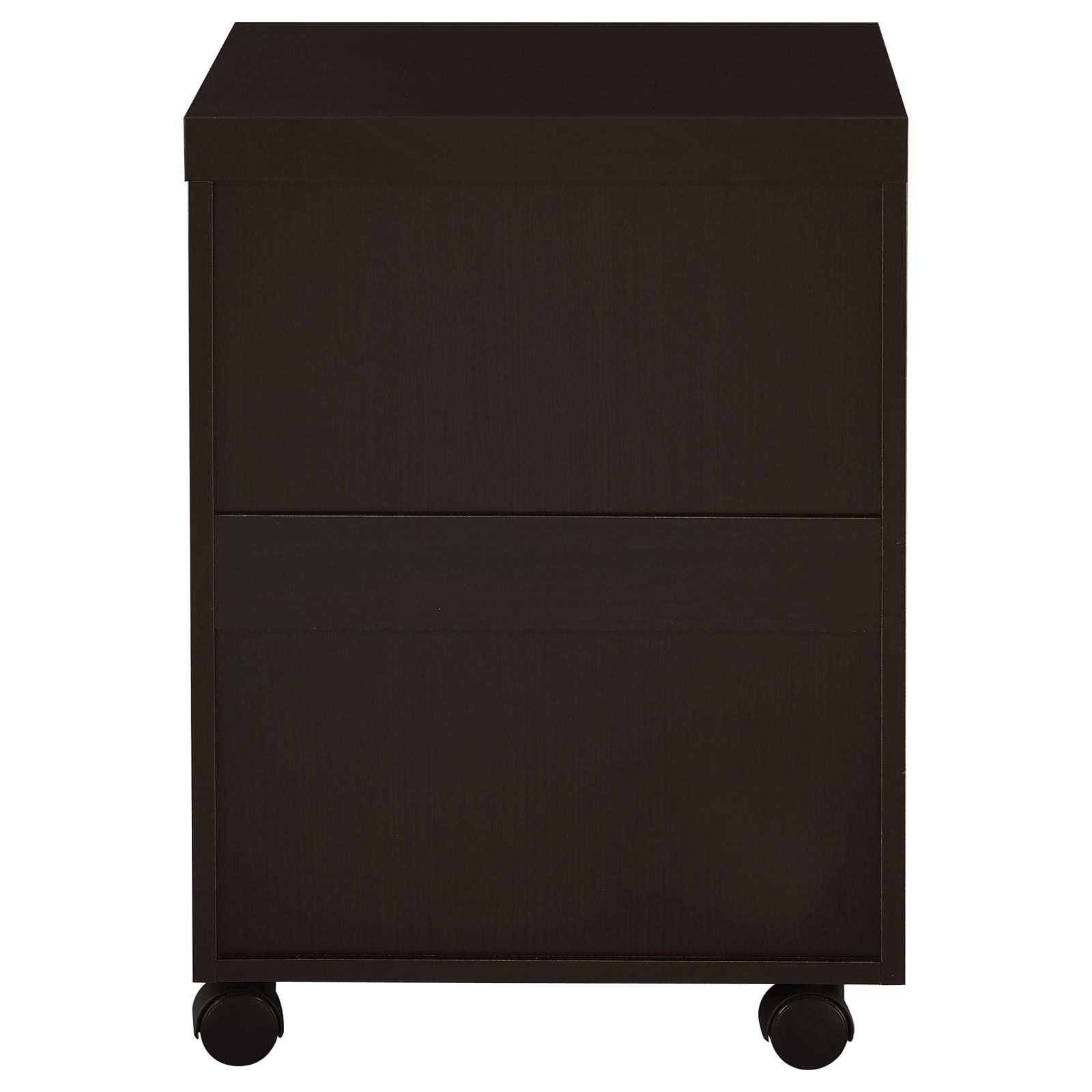 Skylar 3-drawer Home Office Mobile File Cabinet Cappuccino - Image 8