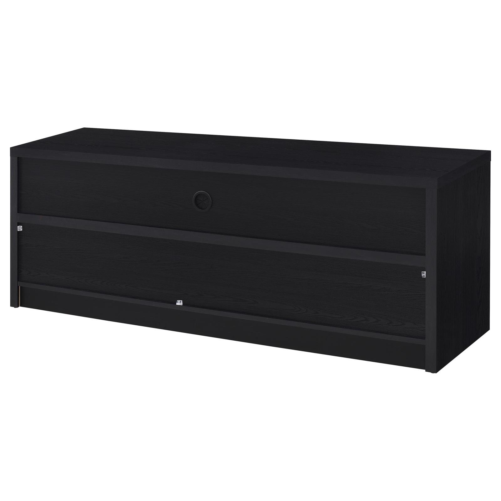 Rutland 59-inch 3-drawer TV Stand Media Console Black - Image 8