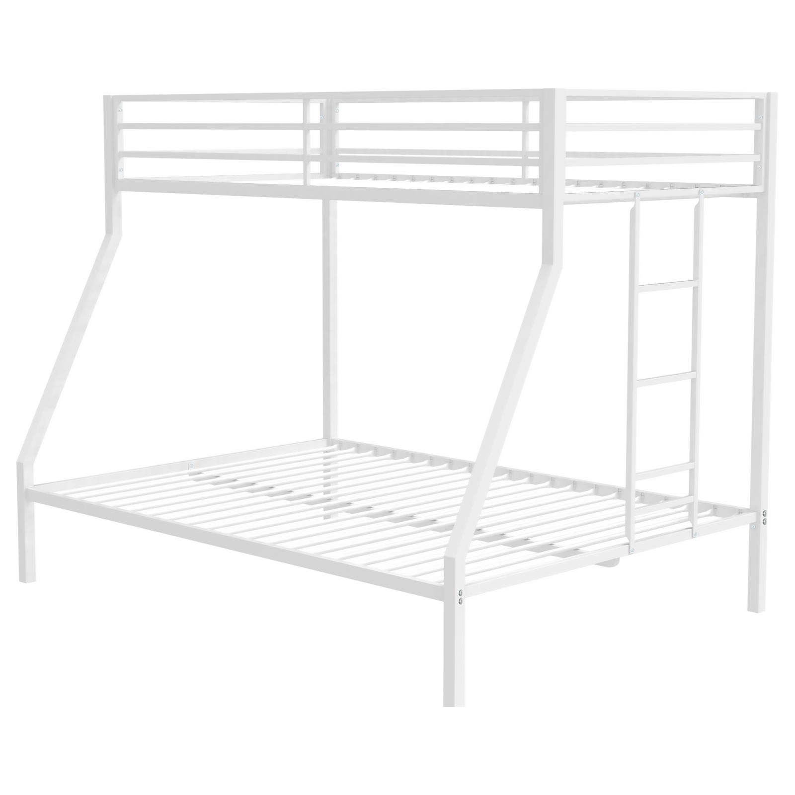 Alevera Metal Twin Over Full Bunk Bed with Ladder - Image 13
