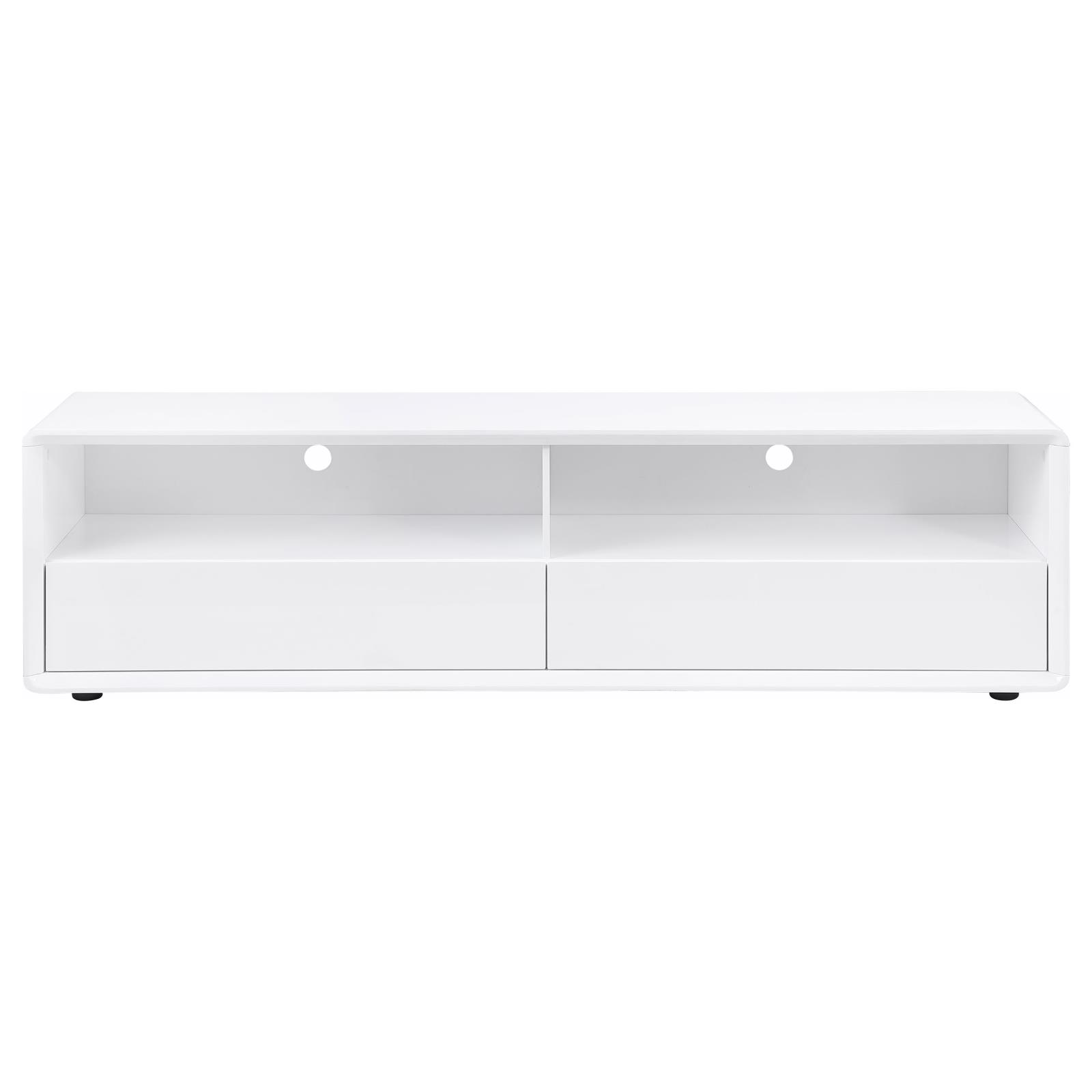Ellice 71-inch TV Stand Media Console White - Image 3
