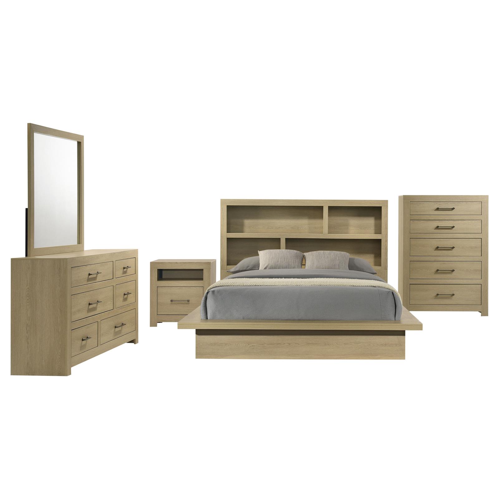 Hendricks Bedroom Set Light Oak - Image 20