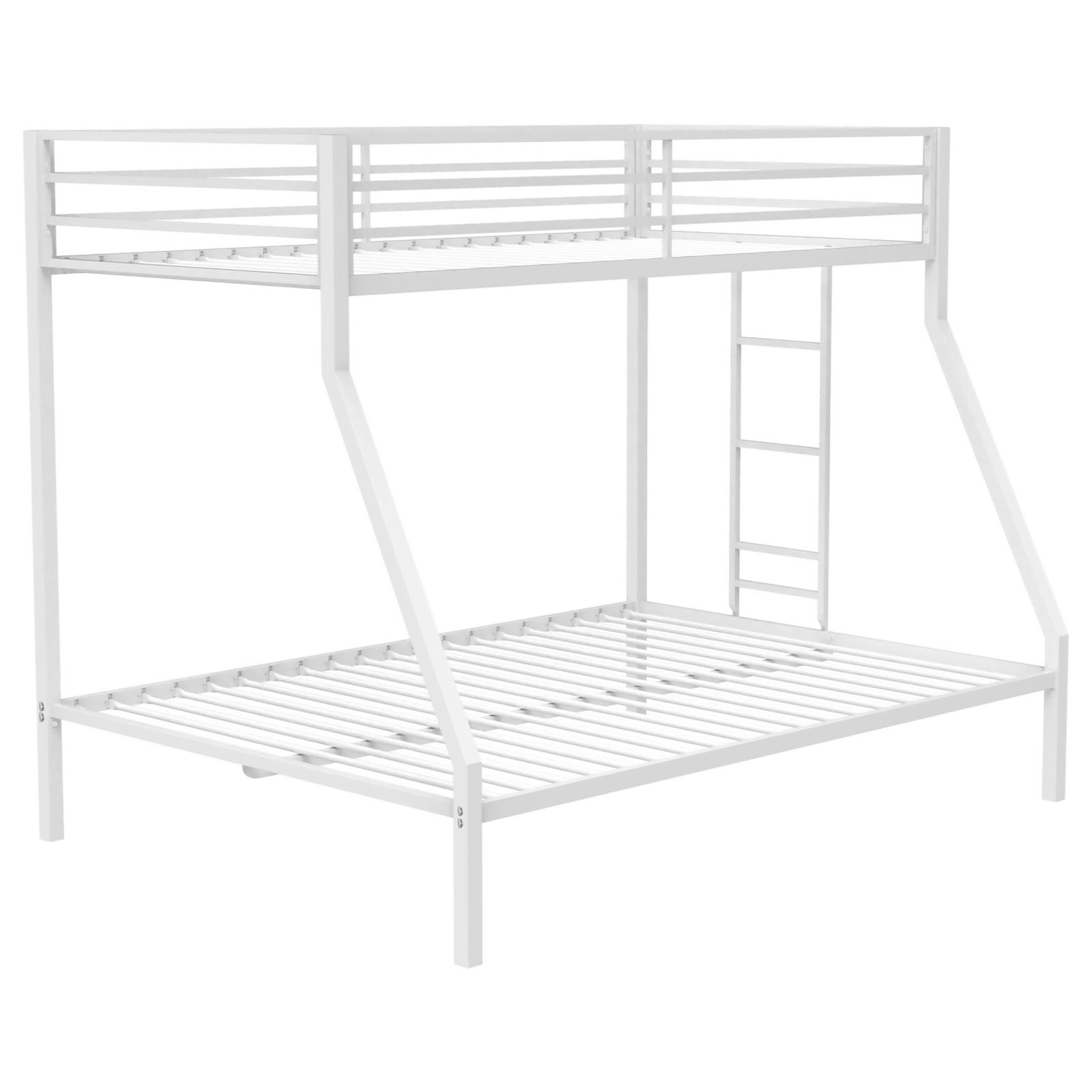 Alevera Metal Twin Over Full Bunk Bed with Ladder - Image 9